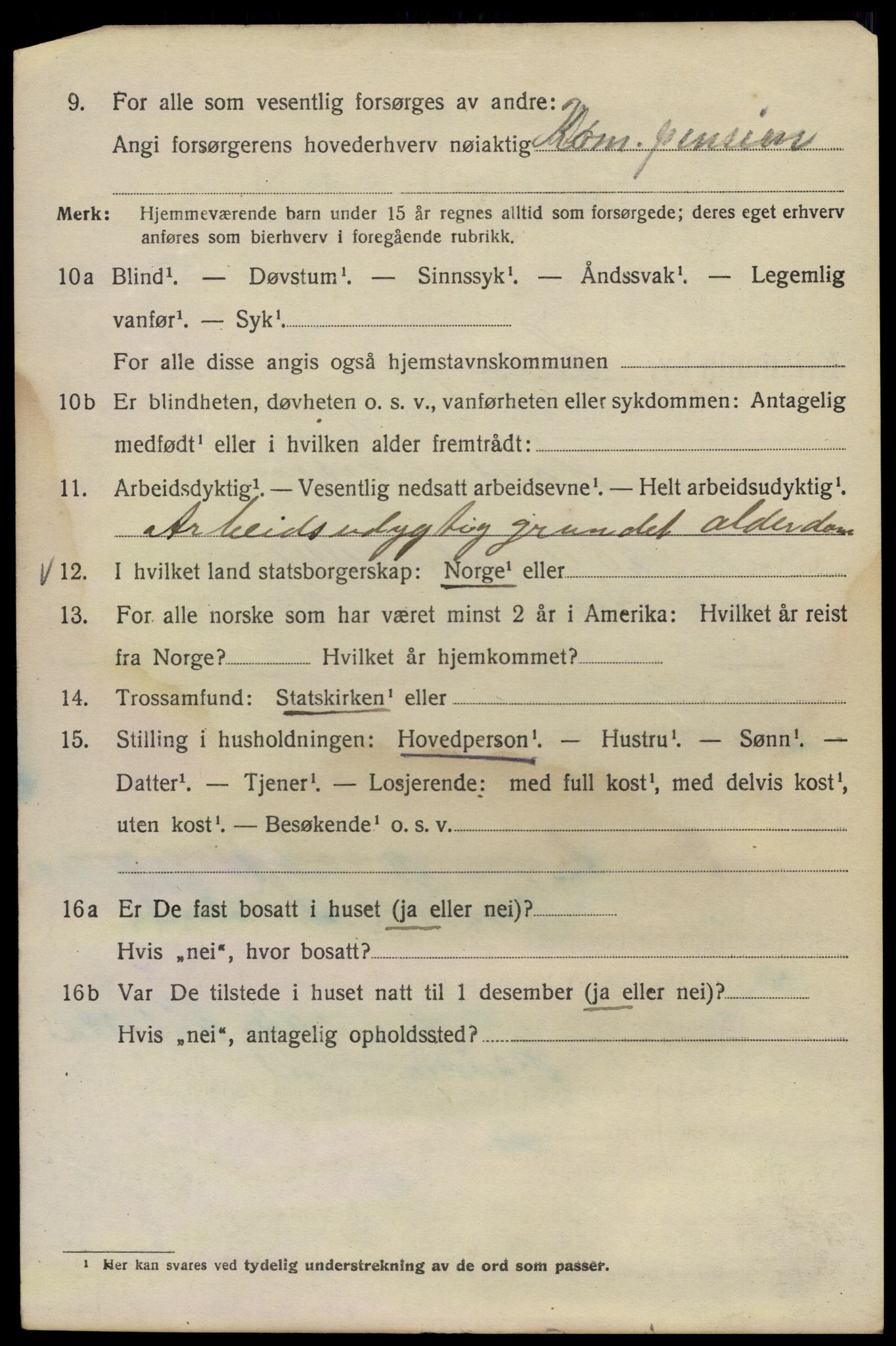 SAO, 1920 census for Kristiania, 1920, p. 505594