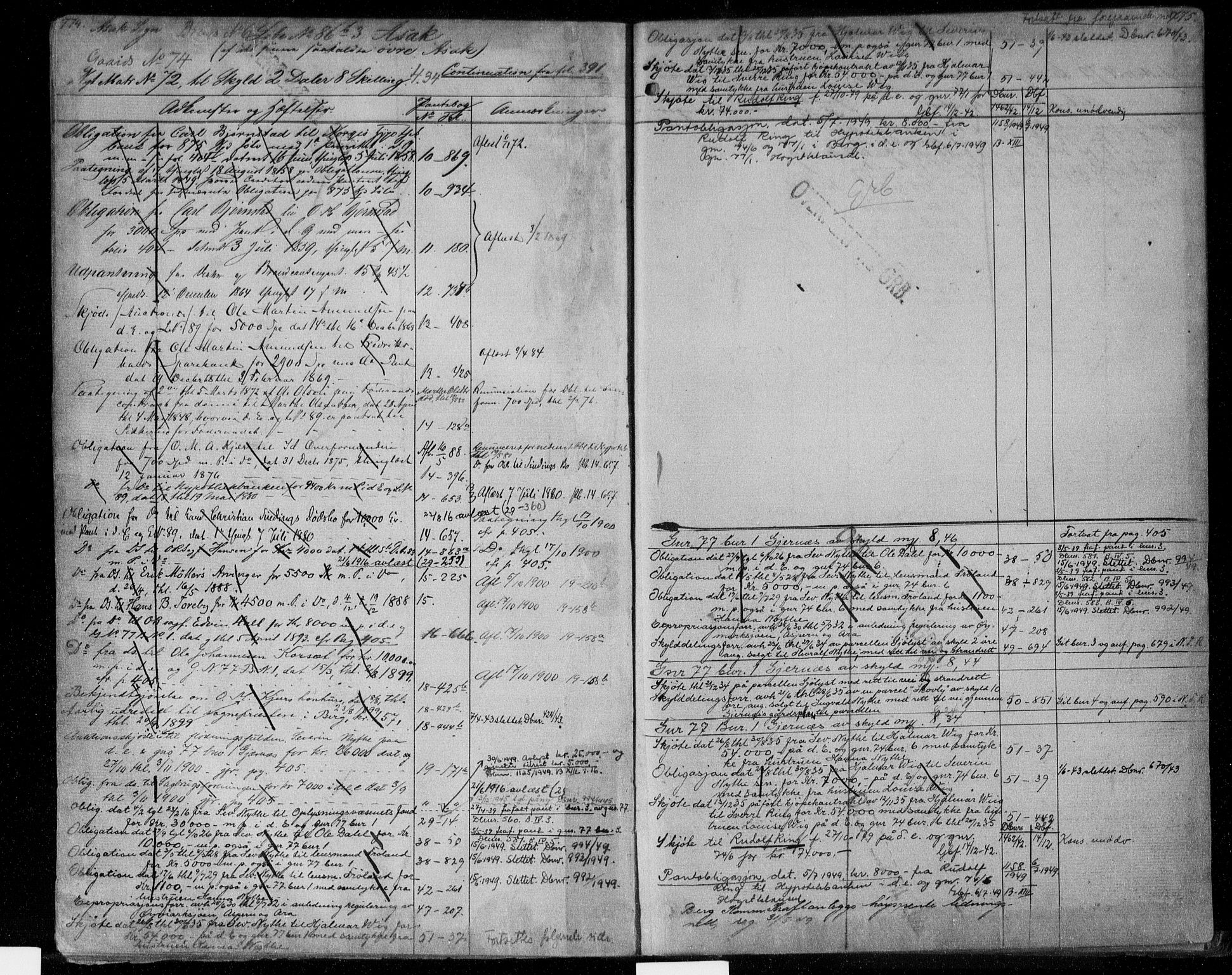Idd og Marker sorenskriveri, AV/SAO-A-10283/G/Ga/Gac/L0004b: Mortgage register no. II 4b, 1848-1953, p. 774-775