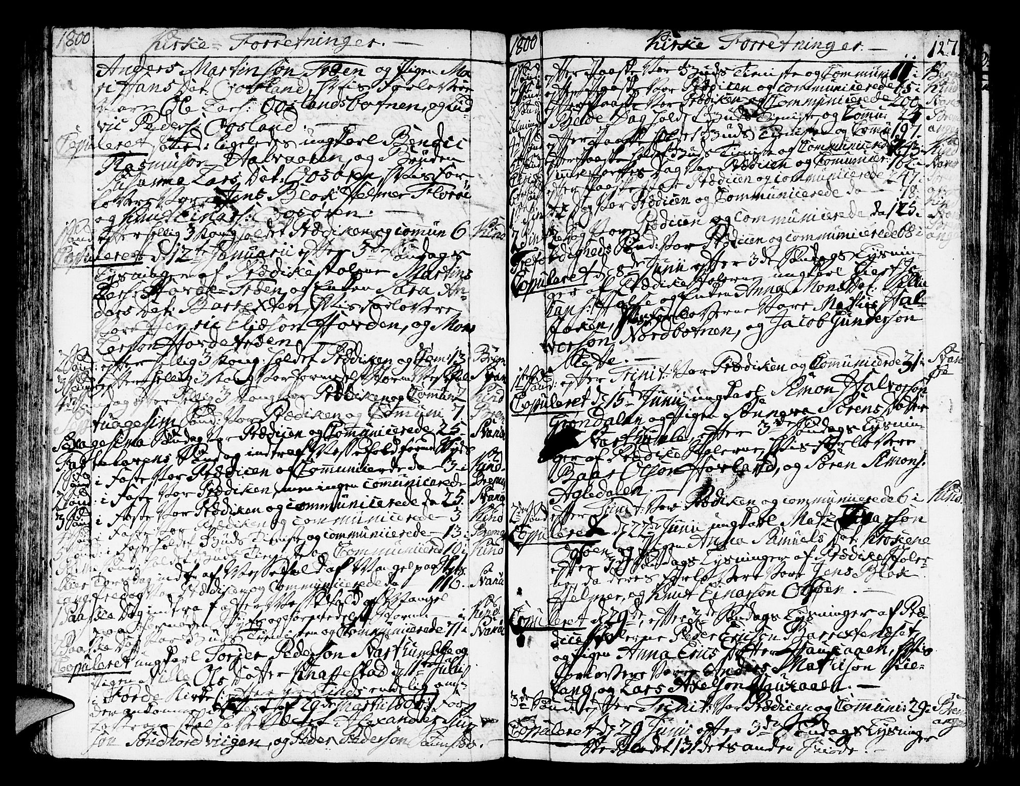 Kinn sokneprestembete, SAB/A-80801/H/Haa/Haaa/L0003: Parish register (official) no. A 3, 1785-1821, p. 127