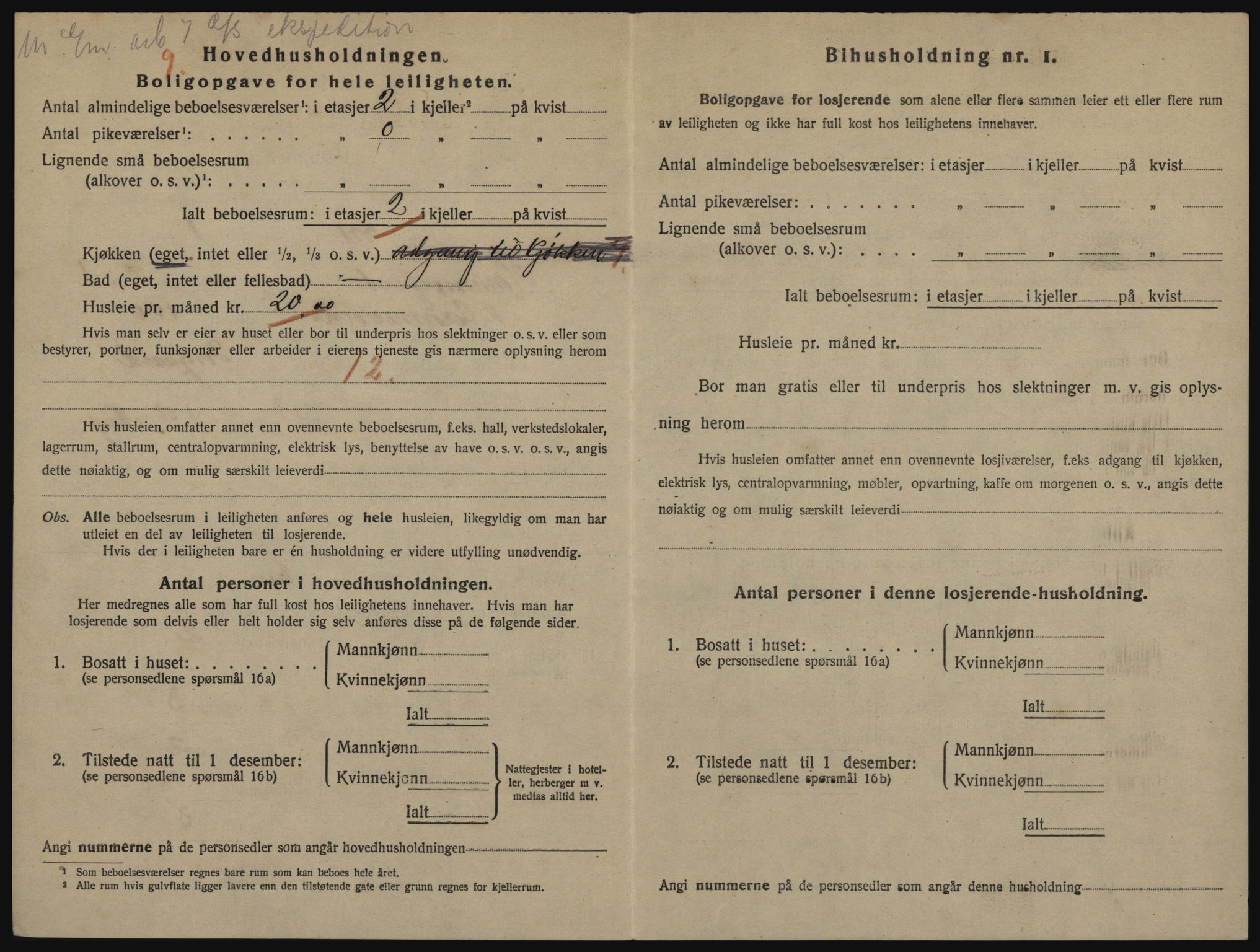 SATØ, 1920 census for Hammerfest, 1920, p. 1665