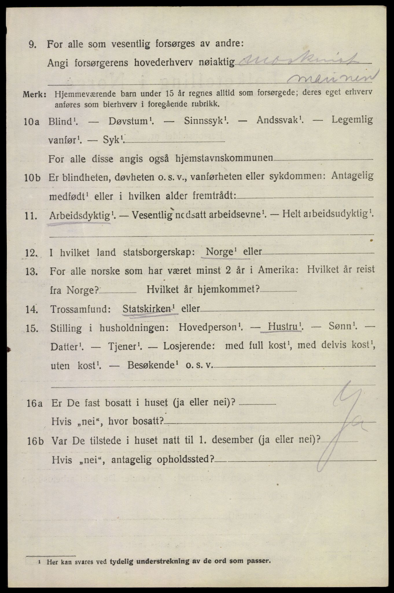 SAKO, 1920 census for Borre, 1920, p. 4955