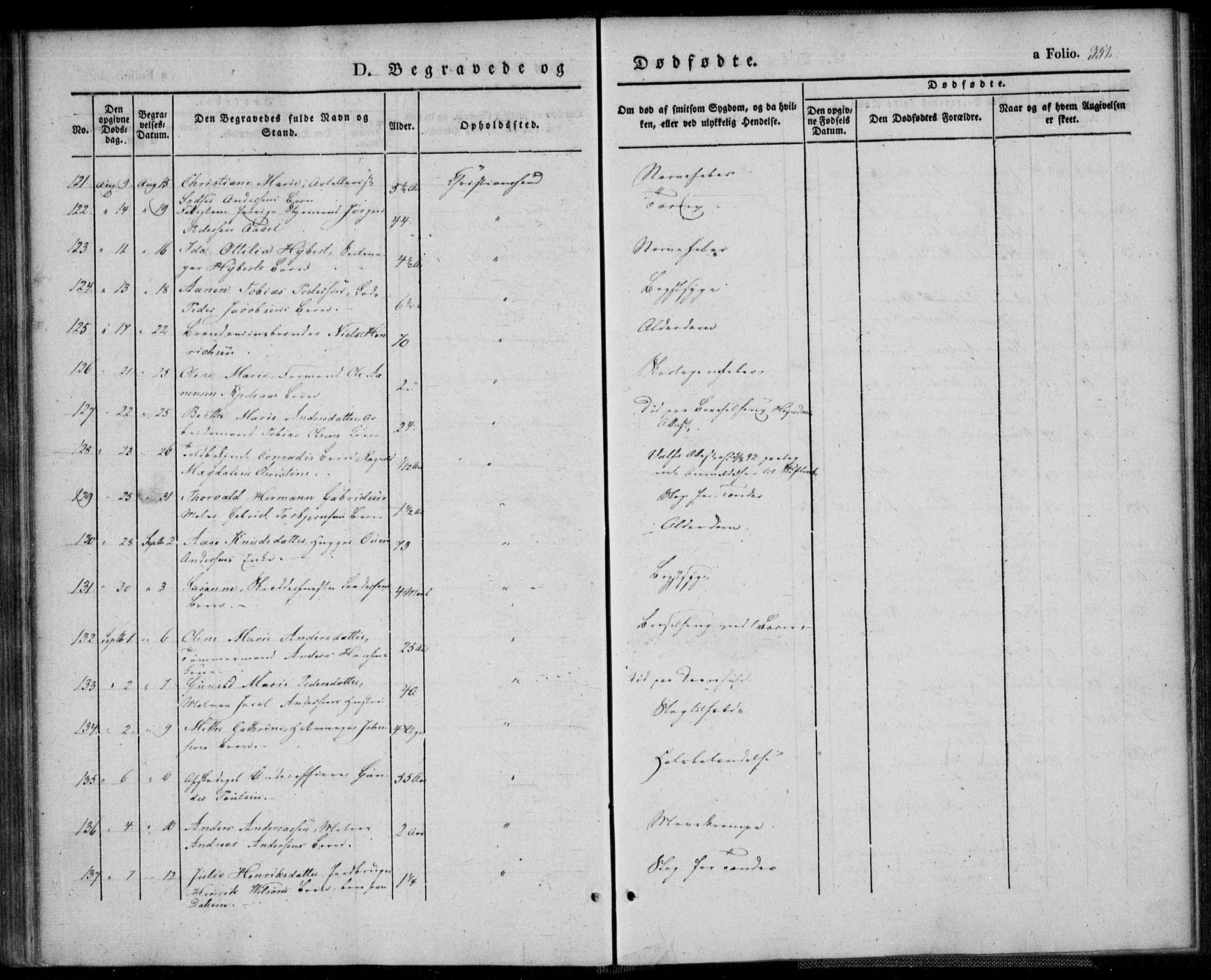 Kristiansand domprosti, AV/SAK-1112-0006/F/Fa/L0013: Parish register (official) no. A 13, 1842-1851, p. 352