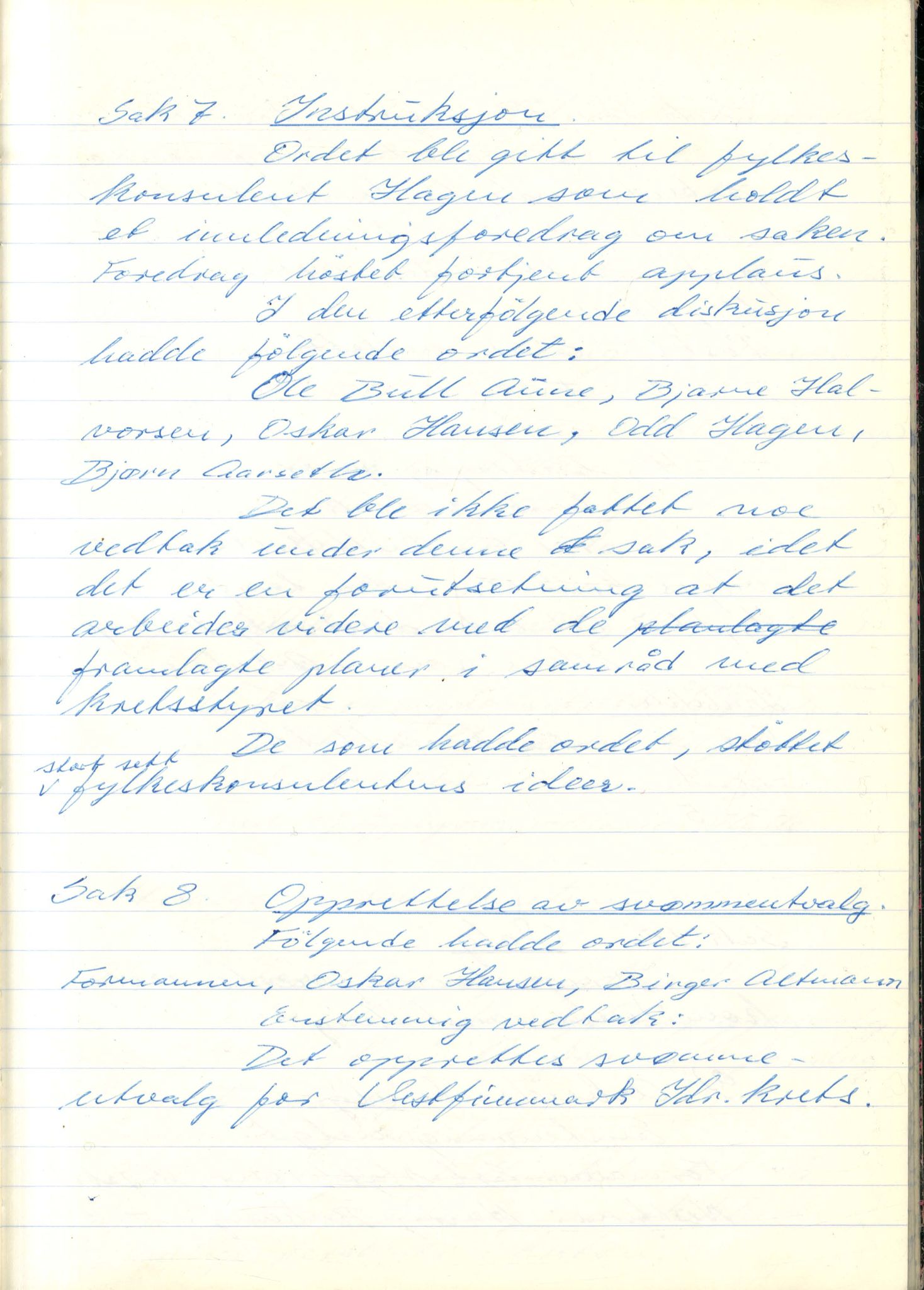 Vest-Finnmark Idrettskrets, FMFB/A-1042/A/Ab/L0001: Møteprotokoll for kretstinget, 1960-1971, p. 23