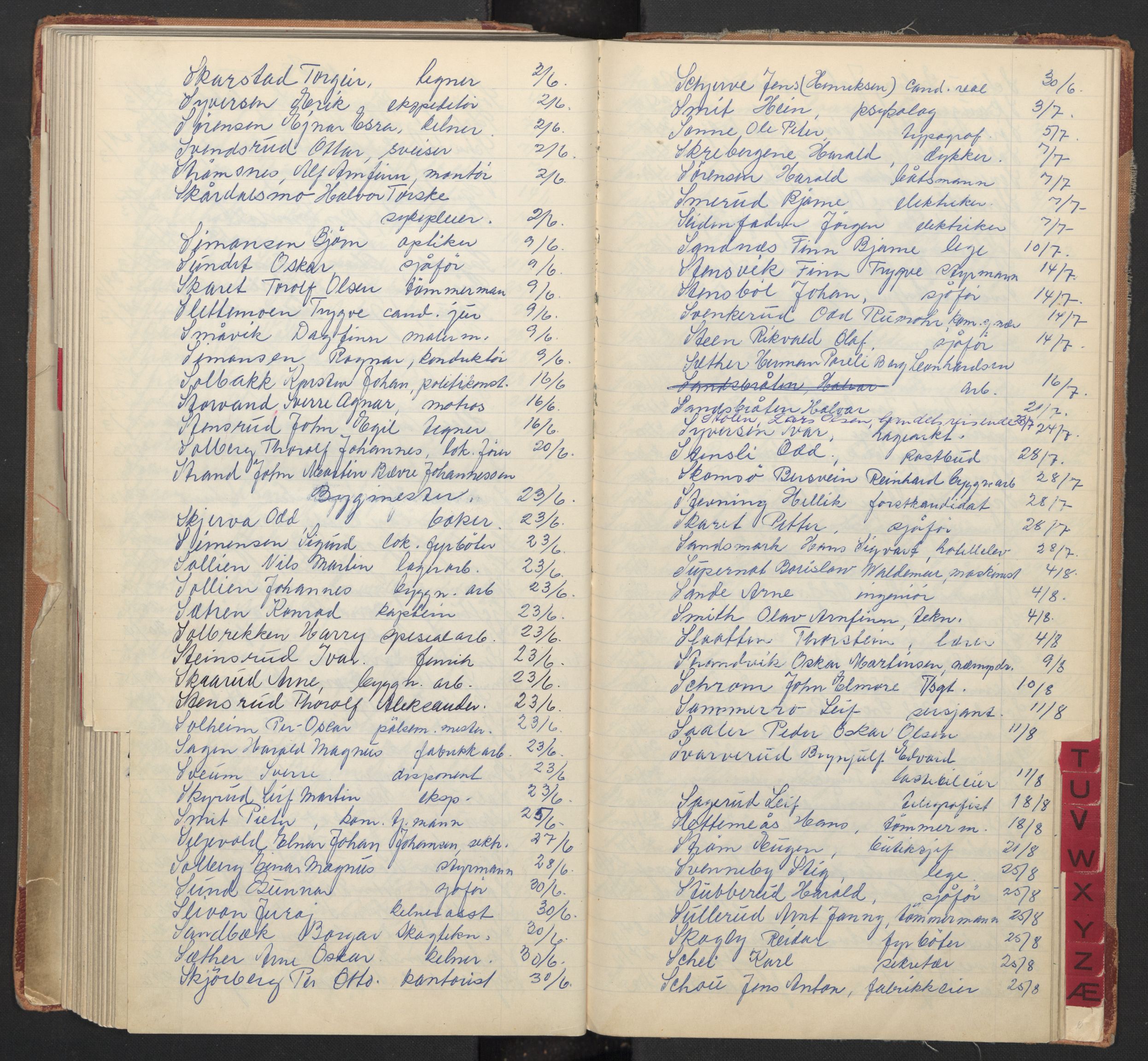Oslo byfogd avd. I, AV/SAO-A-10220/L/La/L0009: Vigselsregister, 1955-1958, p. 126