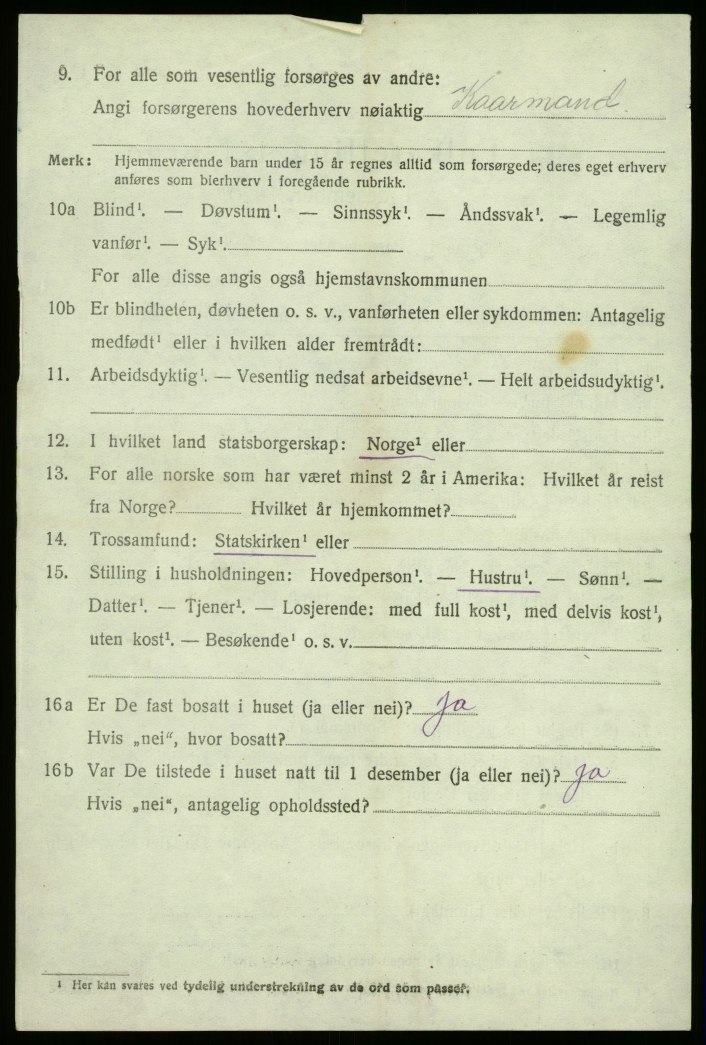 SAB, 1920 census for Brekke, 1920, p. 2129