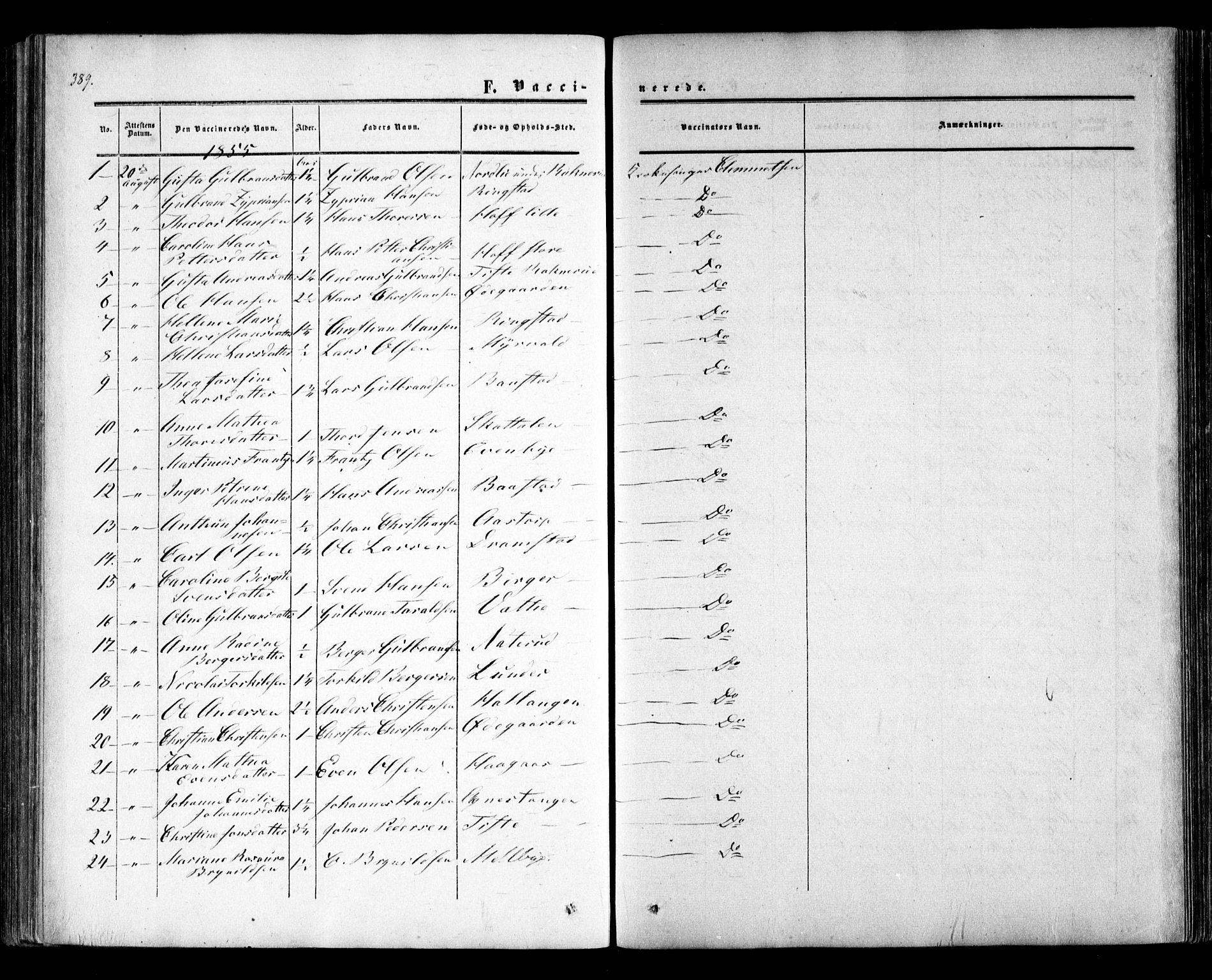 Trøgstad prestekontor Kirkebøker, SAO/A-10925/F/Fa/L0008.b: Parish register (official) no. I 8B, 1855-1864, p. 389