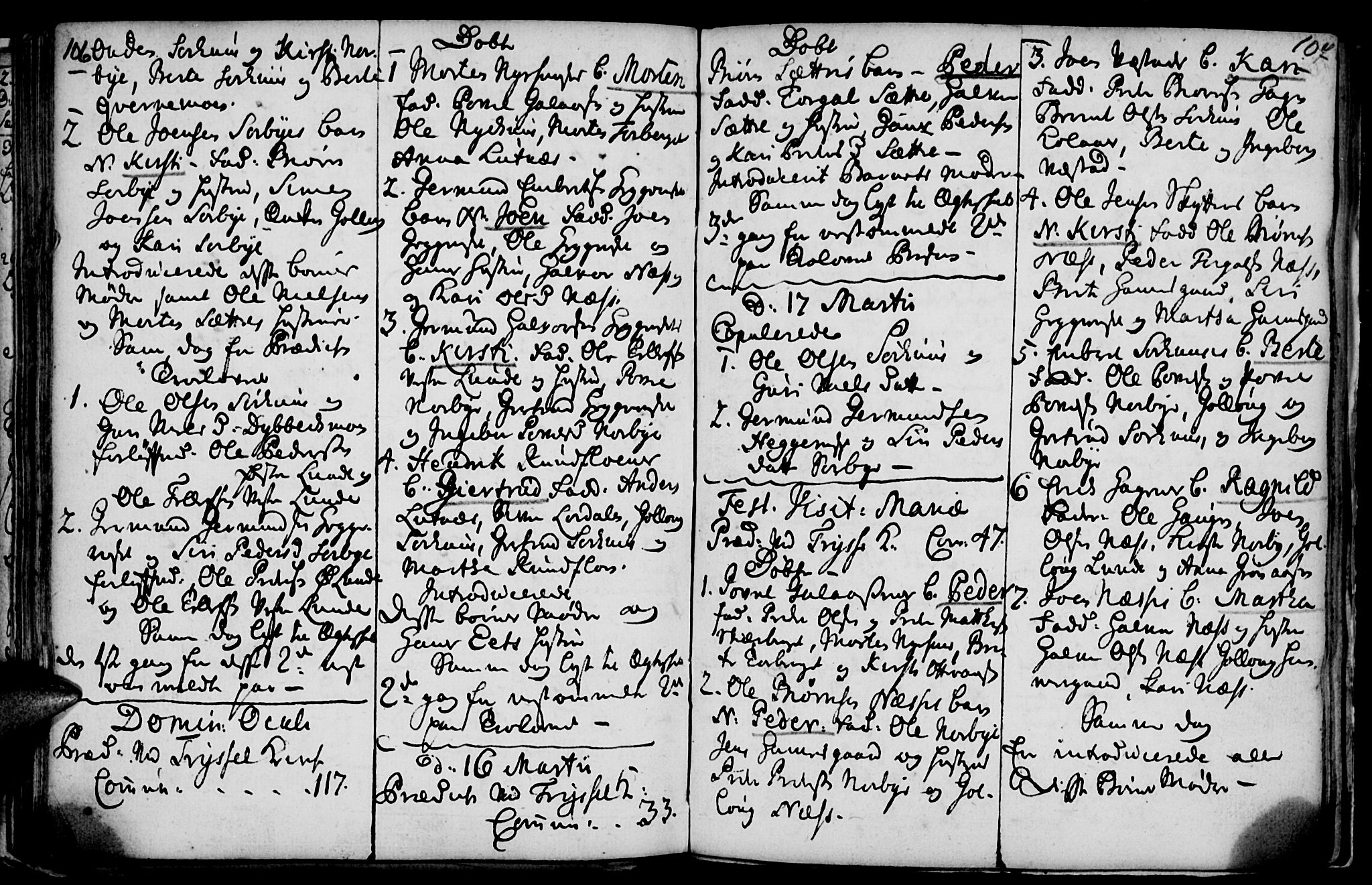 Elverum prestekontor, AV/SAH-PREST-044/H/Ha/Haa/L0001: Parish register (official) no. 1, 1730-1760, p. 106-107