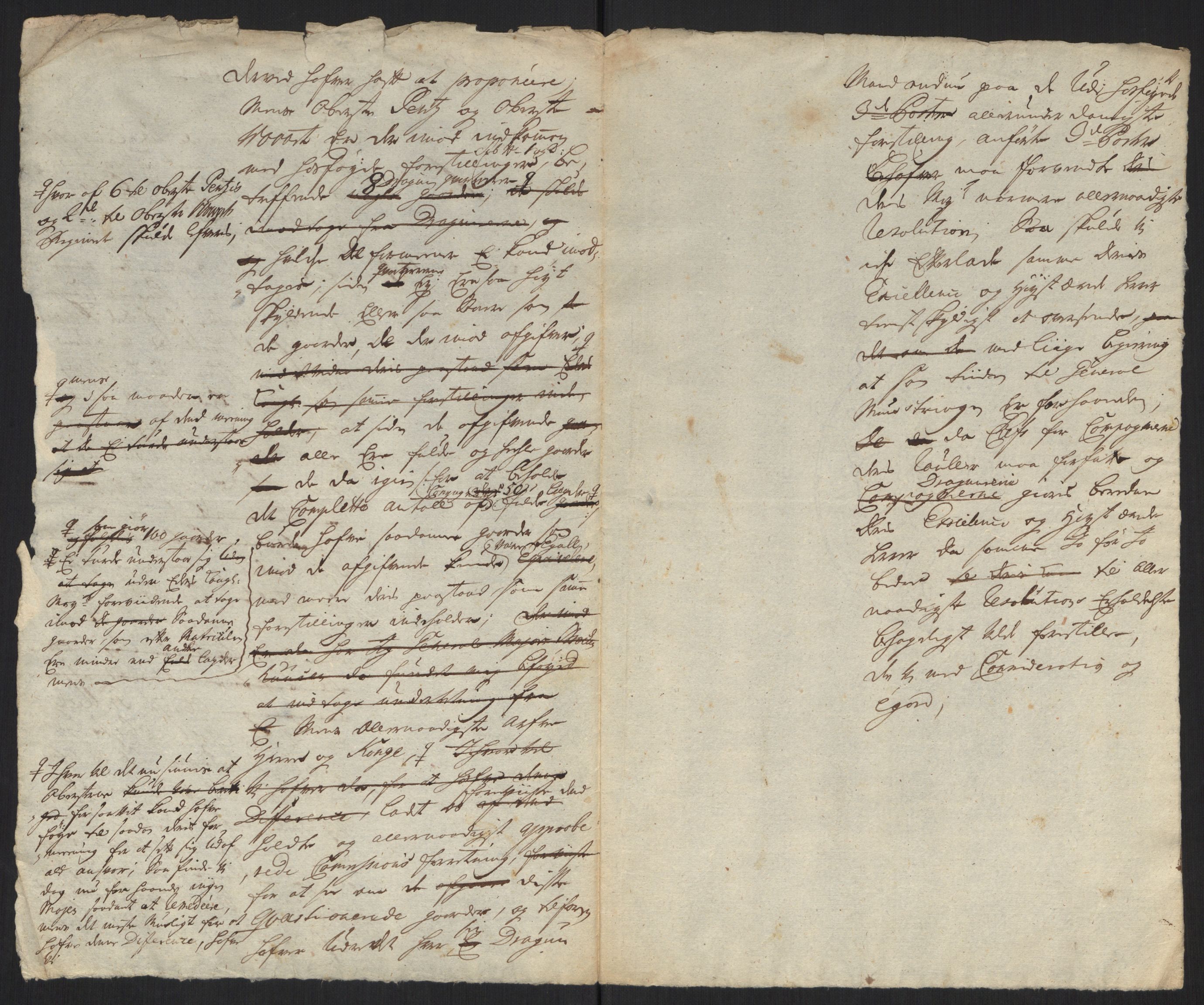 Kommanderende general (KG I) med Det norske krigsdirektorium, AV/RA-EA-5419/B/L0013: Kommanderende generals konsepter, 1730-1733, p. 8