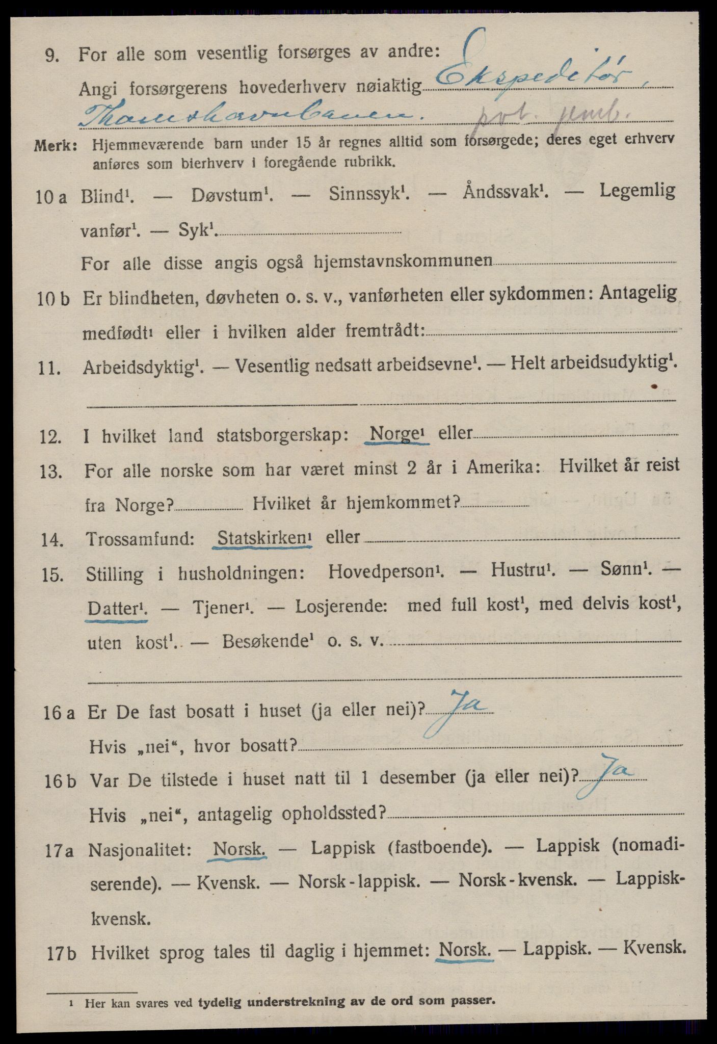 SAT, 1920 census for Orkdal, 1920, p. 2059