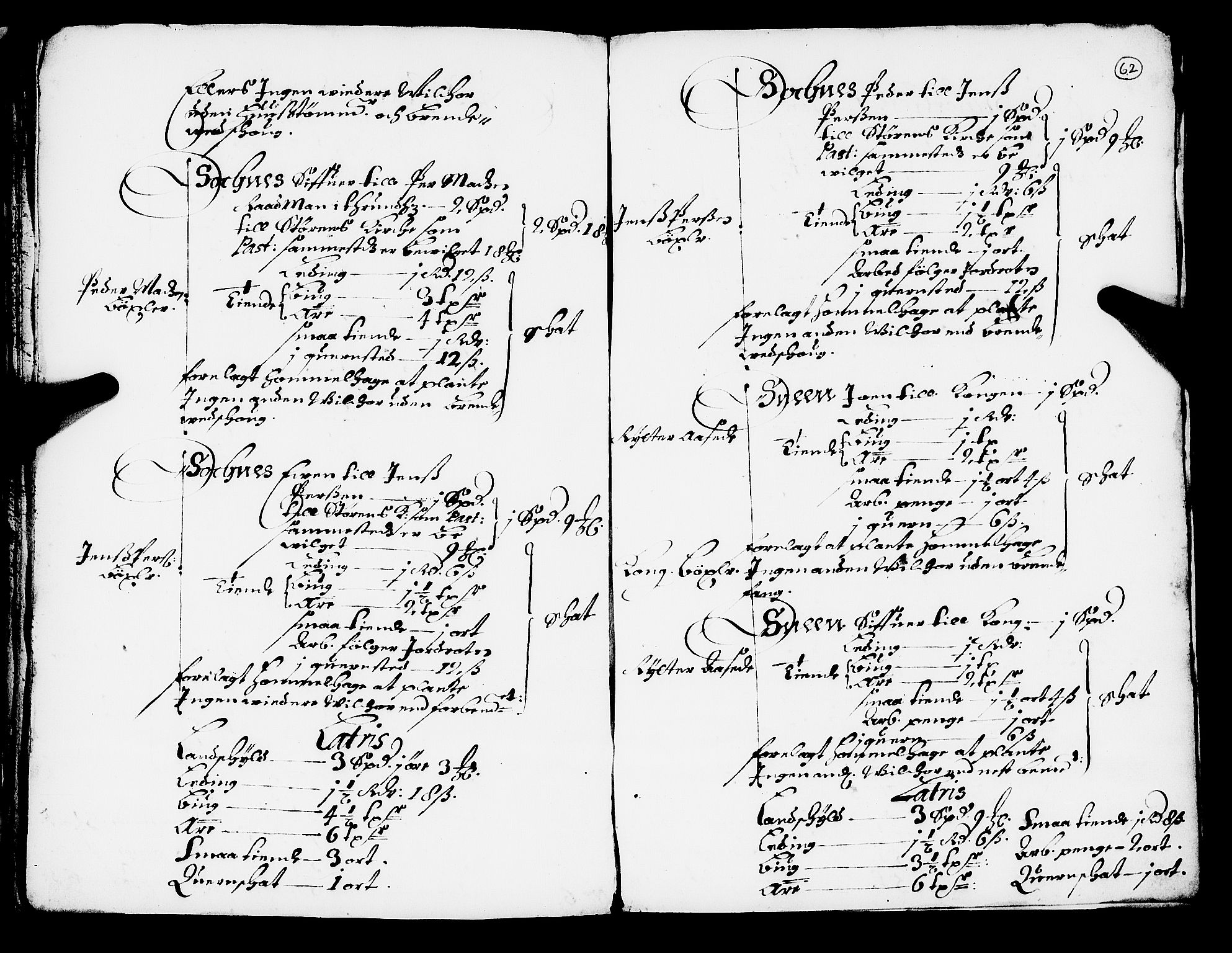 Rentekammeret inntil 1814, Realistisk ordnet avdeling, AV/RA-EA-4070/N/Nb/Nba/L0051: Gauldal fogderi, 1667, p. 61b-62a