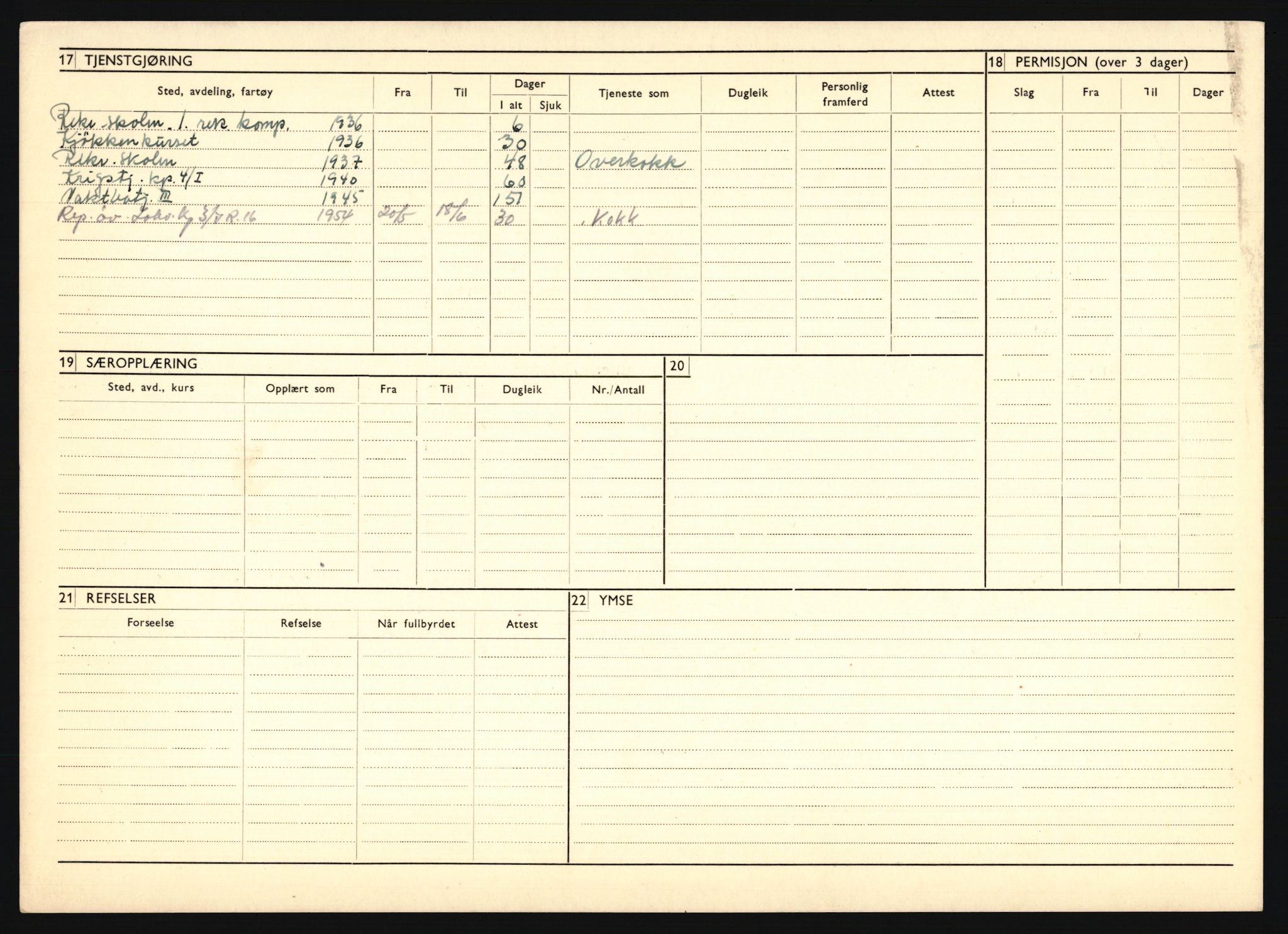 Forsvaret, Troms infanteriregiment nr. 16, AV/RA-RAFA-3146/P/Pa/L0020: Rulleblad for regimentets menige mannskaper, årsklasse 1936, 1936, p. 696