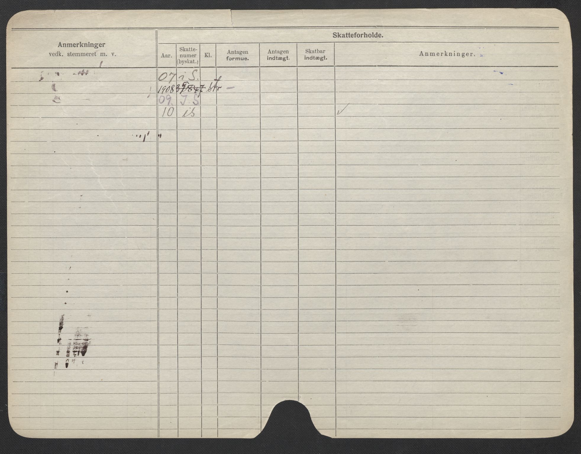 Oslo folkeregister, Registerkort, AV/SAO-A-11715/F/Fa/Fac/L0023: Kvinner, 1906-1914, p. 1003b