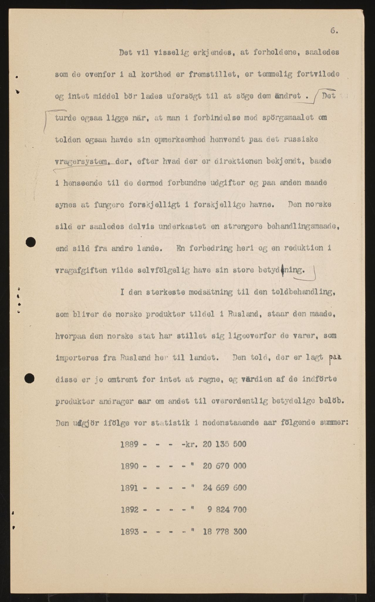 Utenriksdepartementet, AV/RA-S-2259, 1846-1939, p. 234