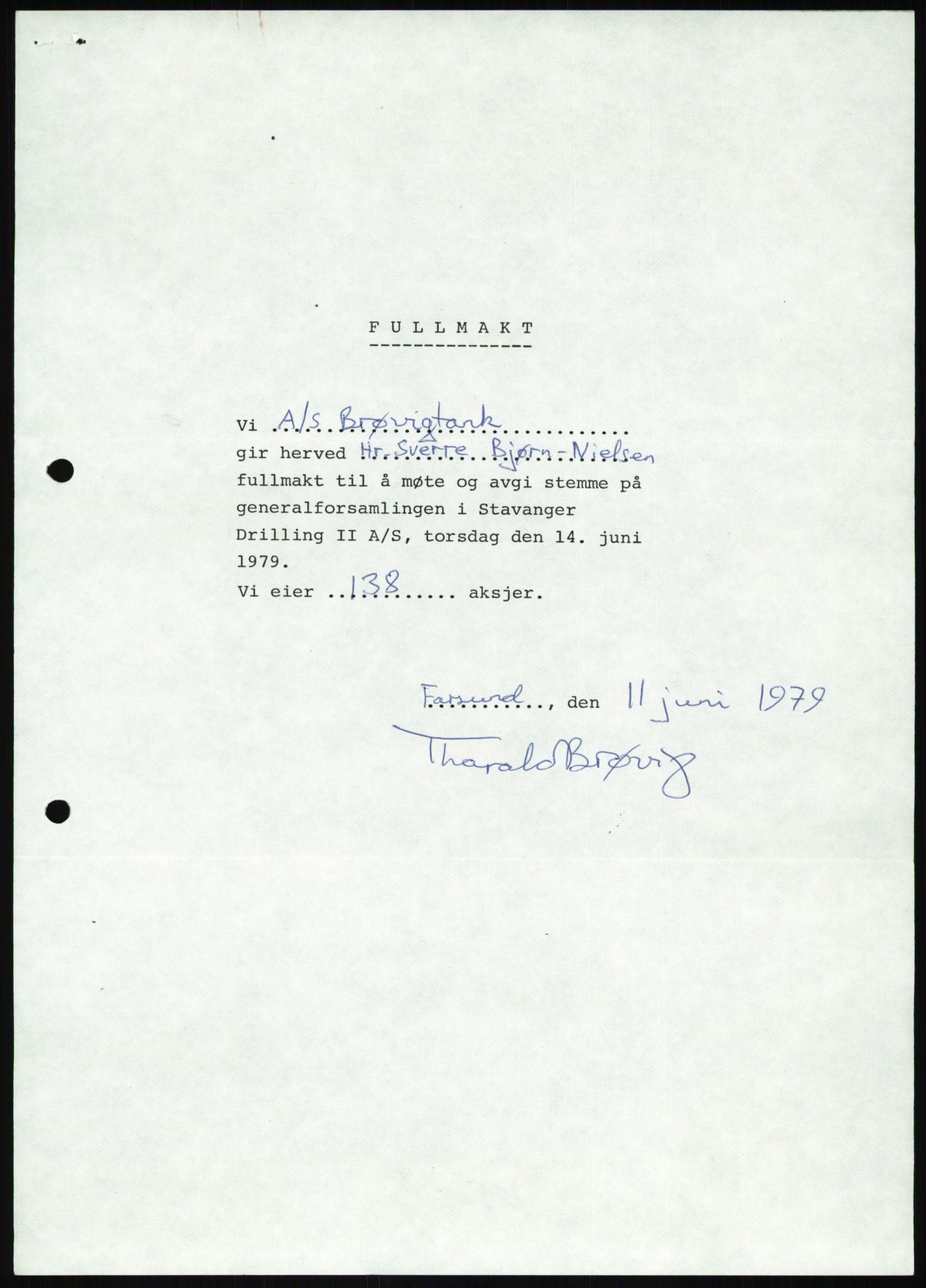 Pa 1503 - Stavanger Drilling AS, AV/SAST-A-101906/D/L0006: Korrespondanse og saksdokumenter, 1974-1984, p. 146