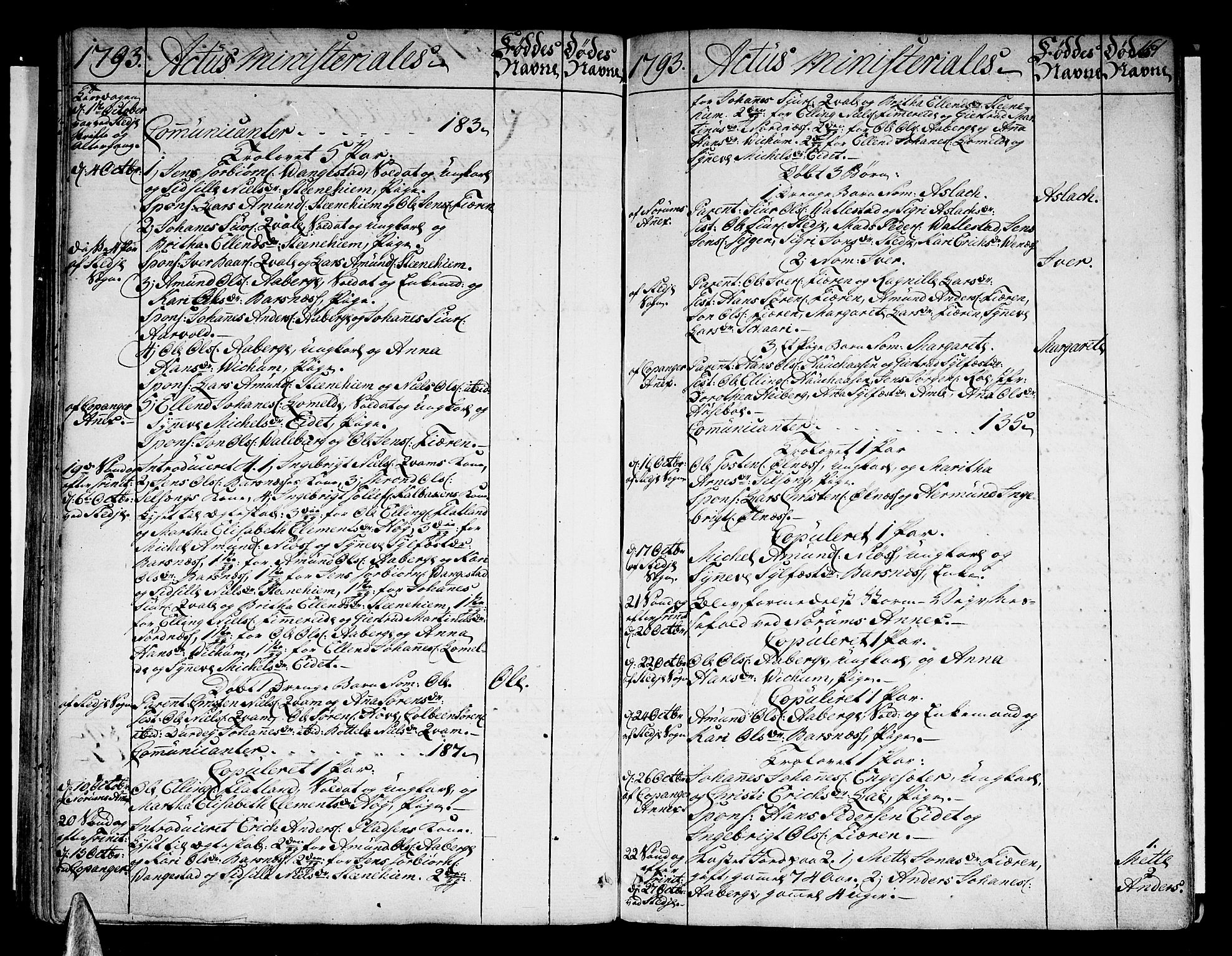 Sogndal sokneprestembete, SAB/A-81301/H/Haa/Haaa/L0007: Parish register (official) no. A 7, 1782-1795, p. 161