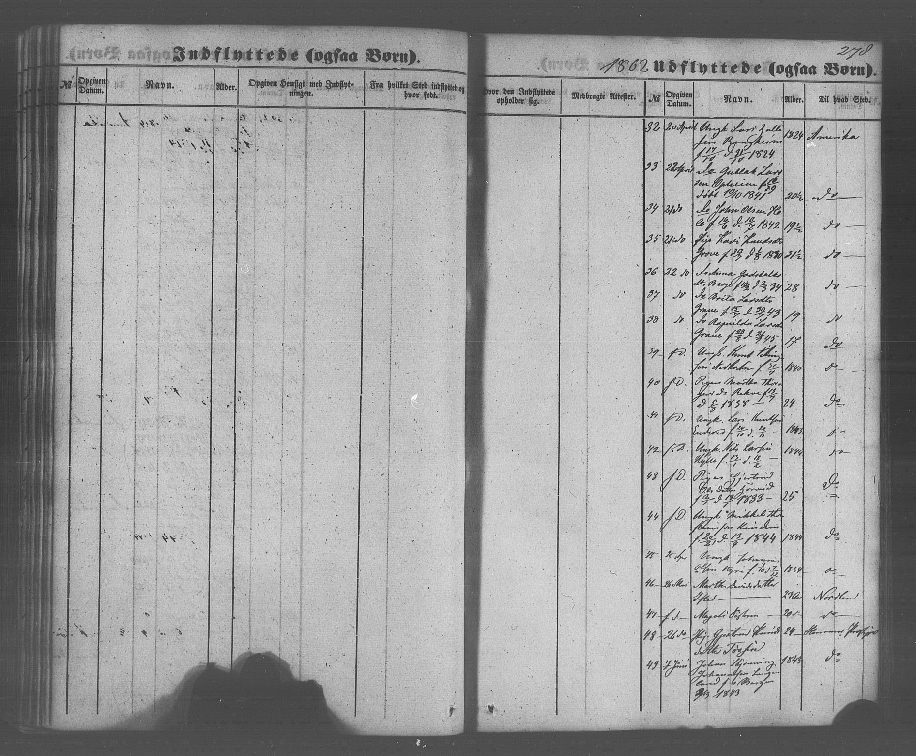 Voss sokneprestembete, AV/SAB-A-79001/H/Haa: Parish register (official) no. A 20, 1855-1886, p. 278