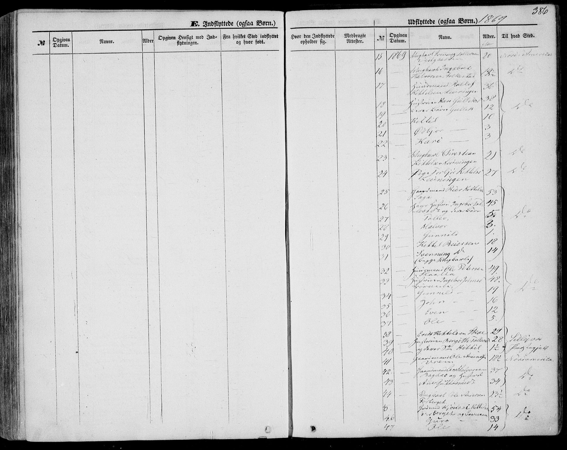 Bø kirkebøker, SAKO/A-257/F/Fa/L0009: Parish register (official) no. 9, 1862-1879, p. 386