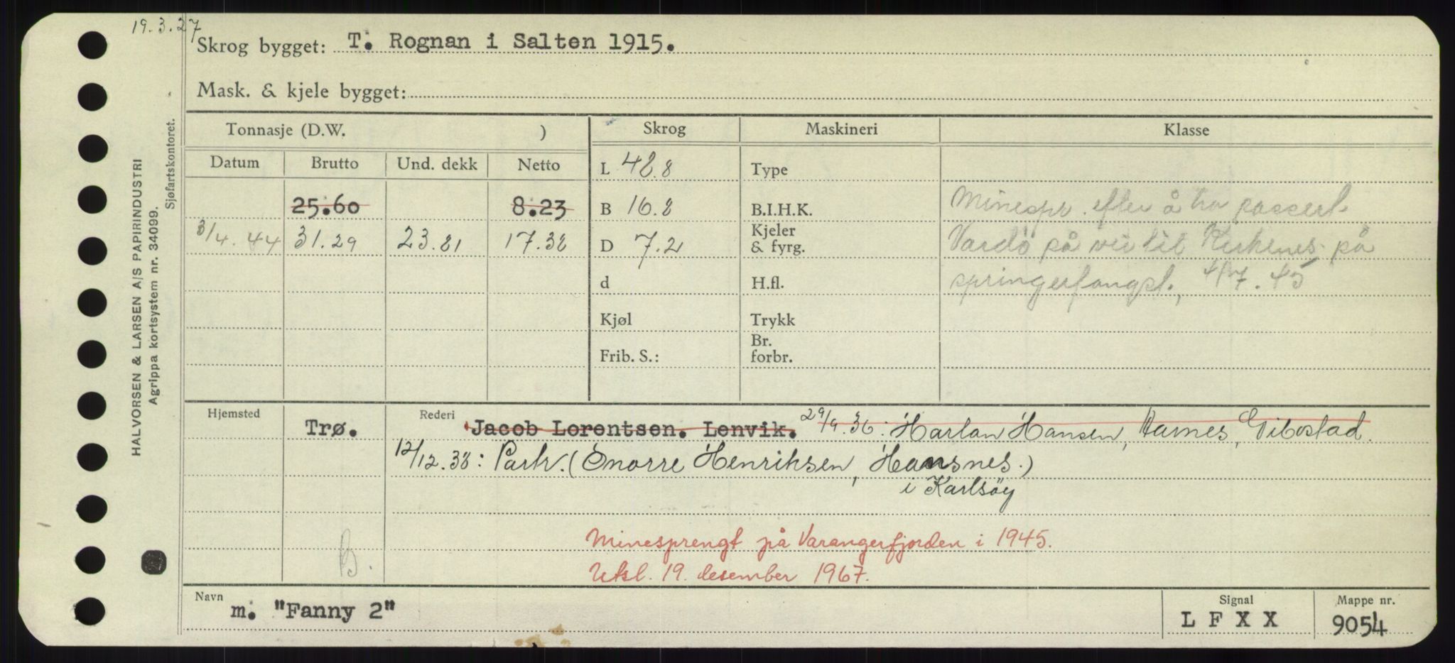 Sjøfartsdirektoratet med forløpere, Skipsmålingen, RA/S-1627/H/Hd/L0010: Fartøy, F-Fjø, p. 137