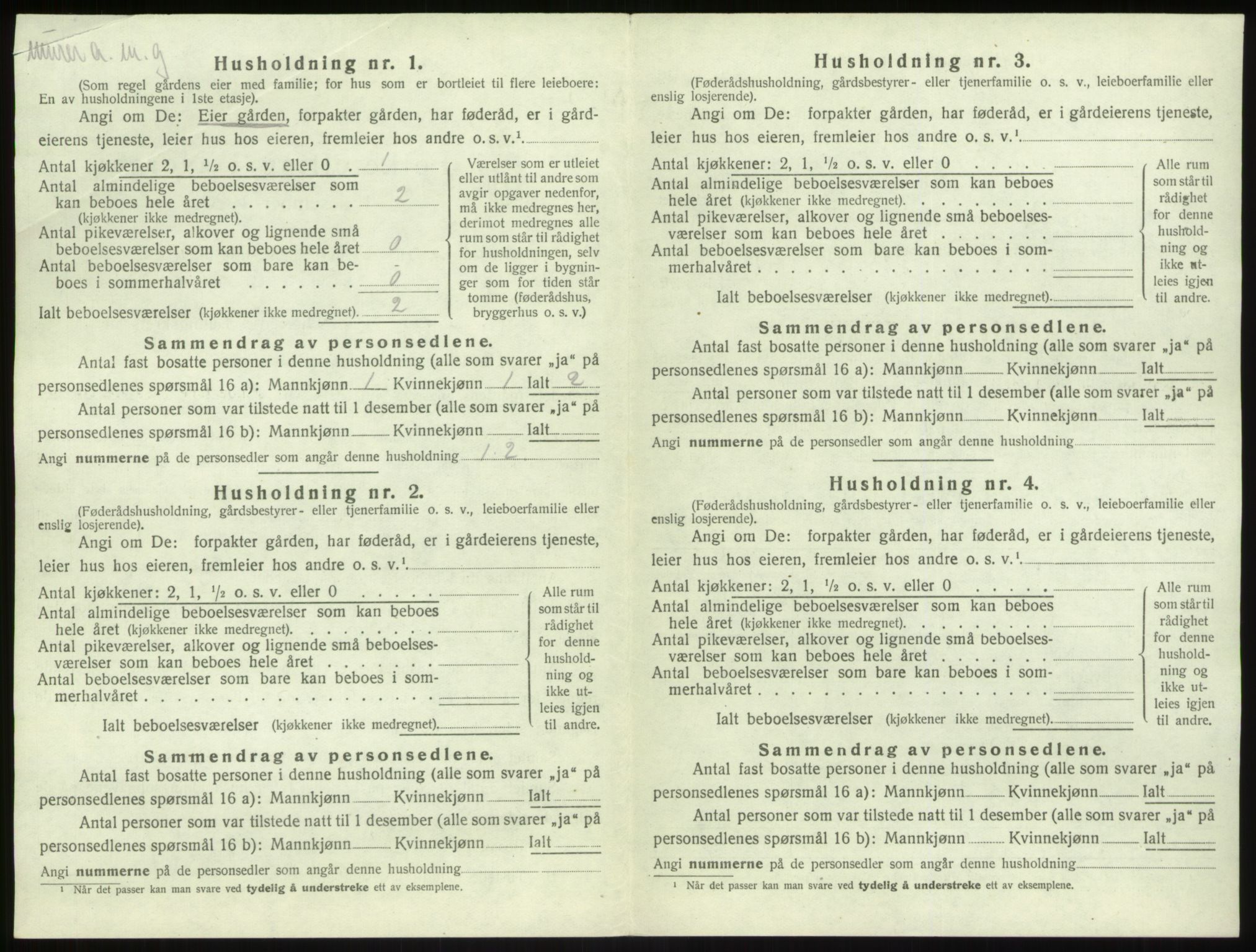 SAB, 1920 census for Kyrkjebø, 1920, p. 548