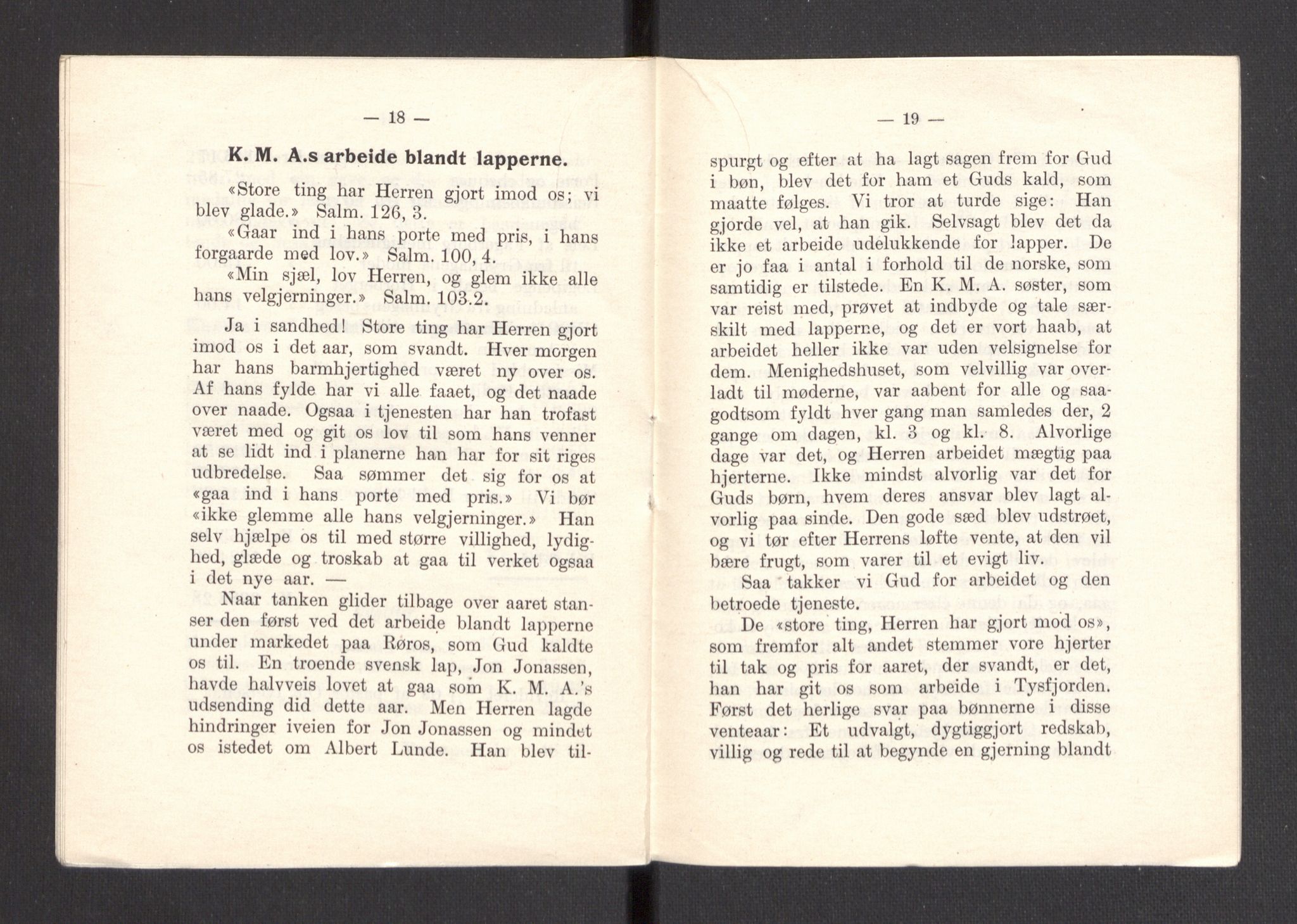 Kvinnelige Misjonsarbeidere, AV/RA-PA-0699/F/Fa/L0001/0007: -- / Årsmeldinger, trykte, 1906-1915