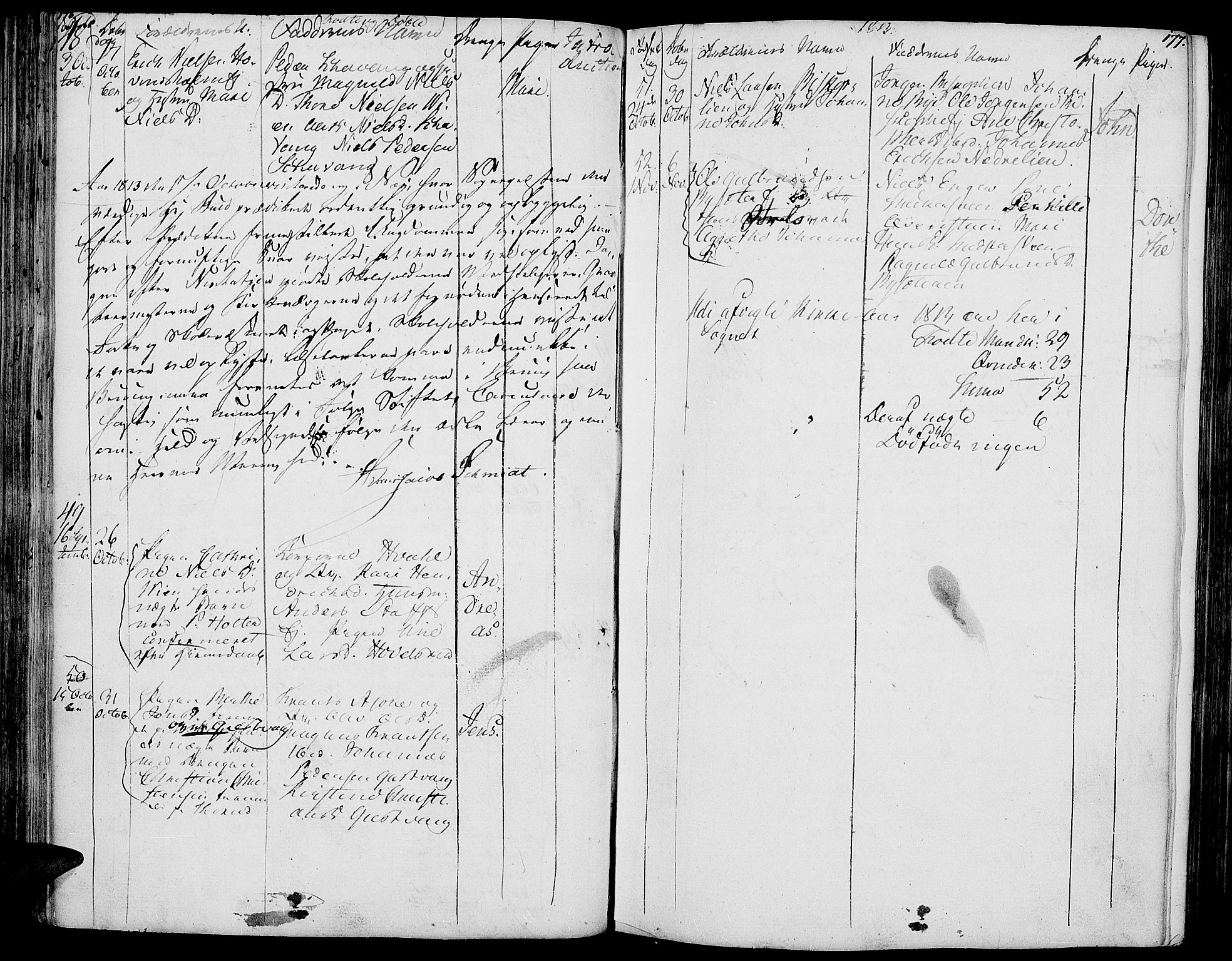 Nes prestekontor, Hedmark, AV/SAH-PREST-020/K/Ka/L0001: Parish register (official) no. 1, 1802-1814, p. 176-177