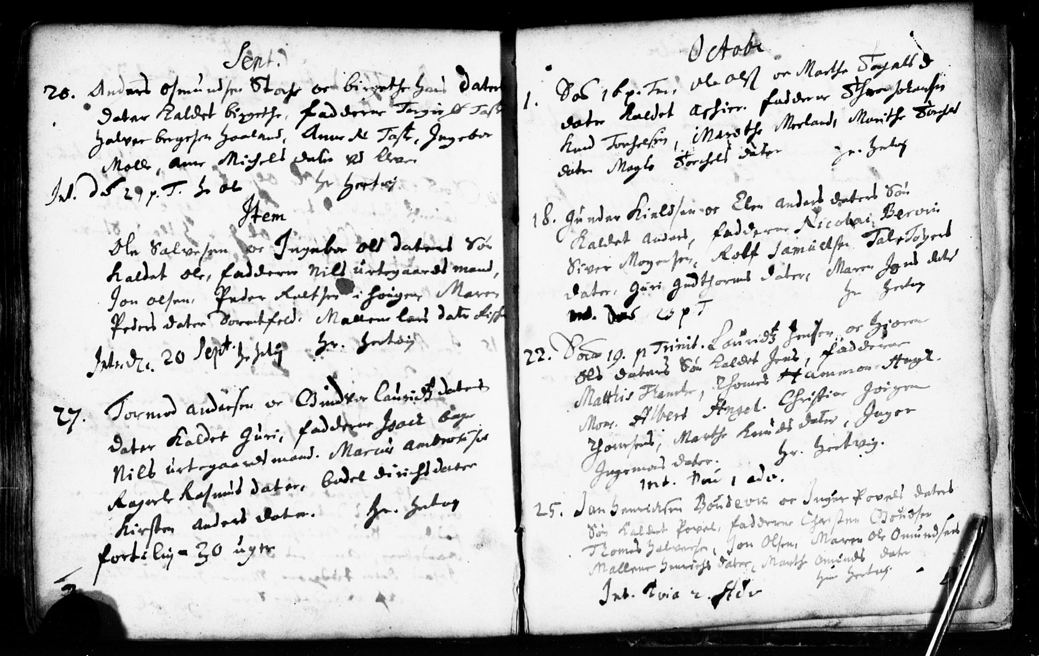 Domkirken sokneprestkontor, AV/SAST-A-101812/001/30/30BB/L0001: Parish register (copy) no. B 1, 1688-1714