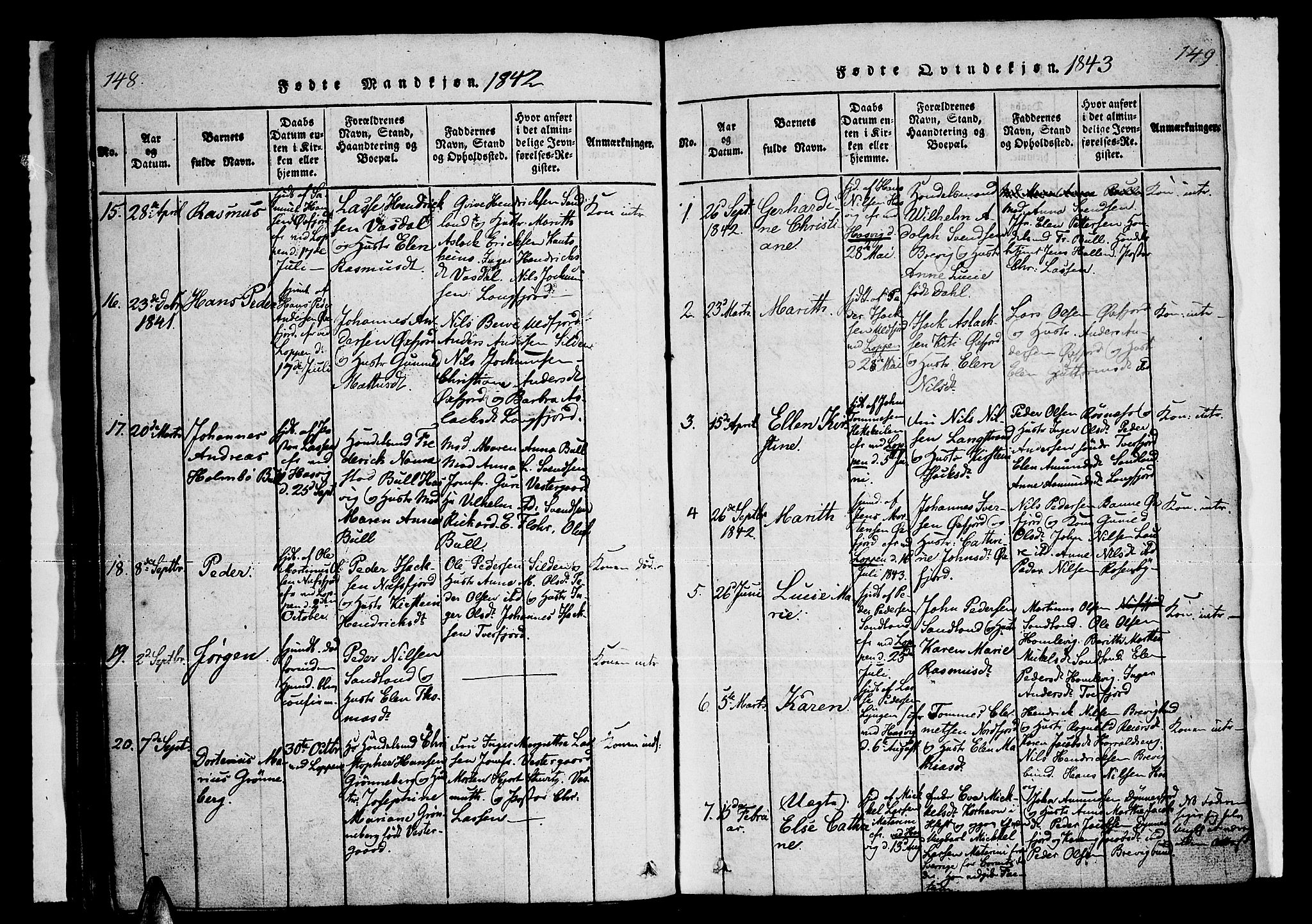 Loppa sokneprestkontor, SATØ/S-1339/H/Ha/L0003kirke: Parish register (official) no. 3, 1820-1848, p. 148-149
