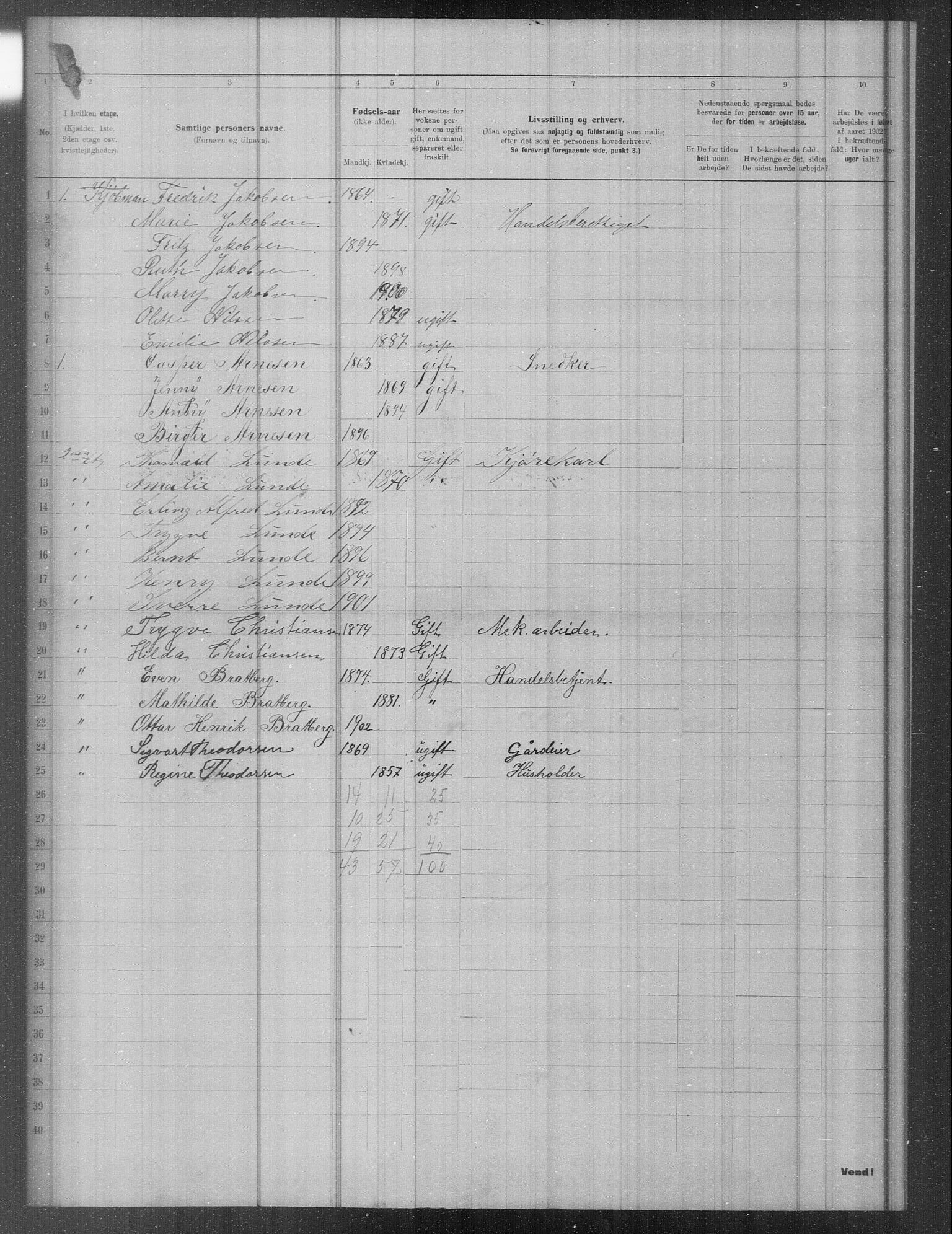 OBA, Municipal Census 1902 for Kristiania, 1902, p. 11227