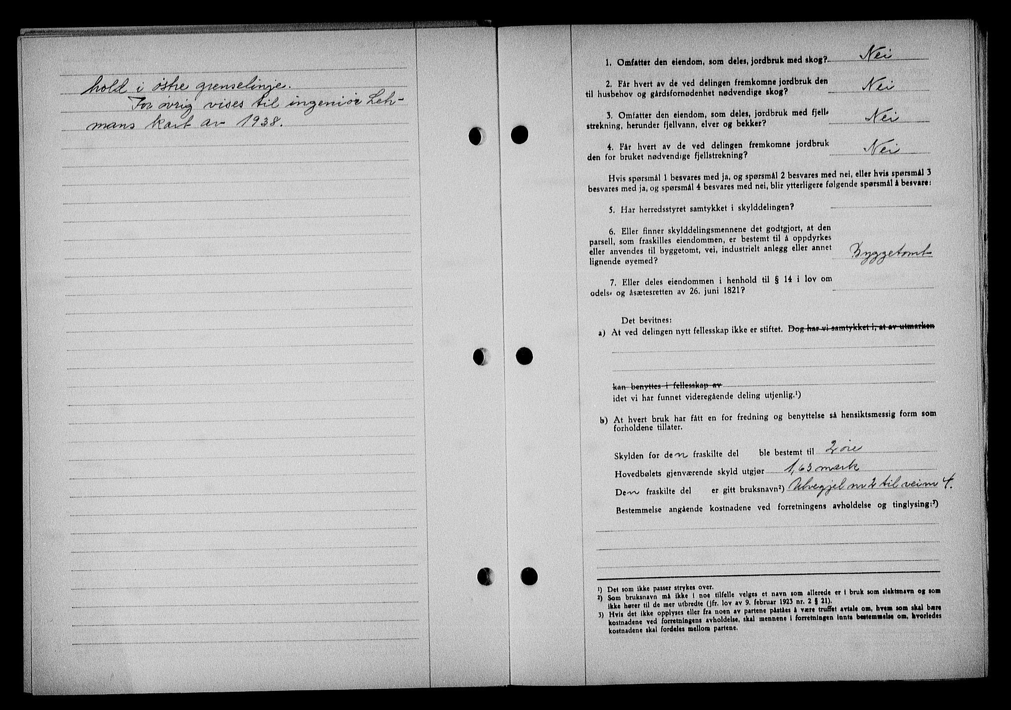 Mandal sorenskriveri, SAK/1221-0005/001/G/Gb/Gba/L0075: Mortgage book no. A-12, 1943-1944, Diary no: : 433/1944