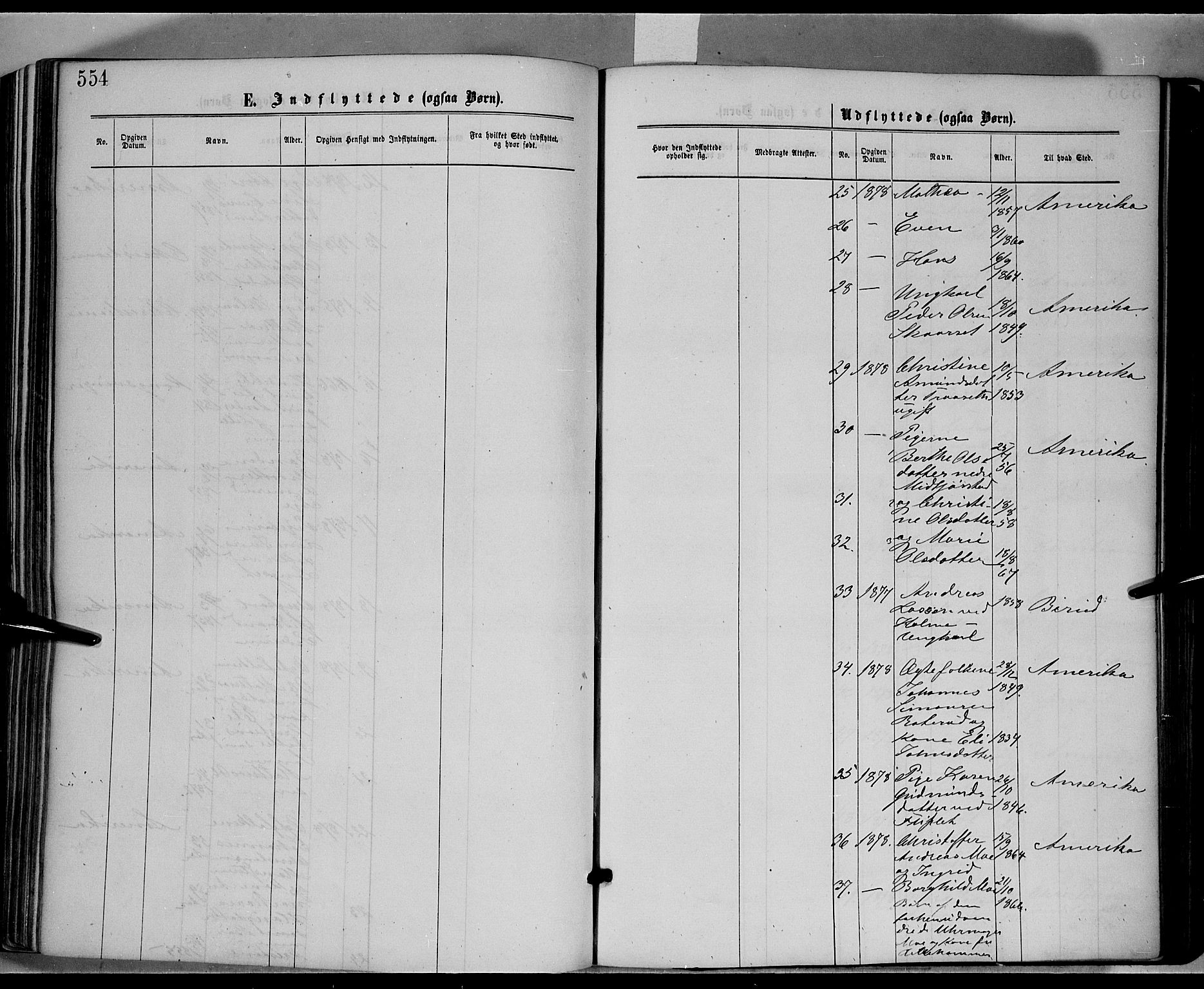 Fåberg prestekontor, AV/SAH-PREST-086/H/Ha/Haa/L0007: Parish register (official) no. 7, 1868-1878, p. 554