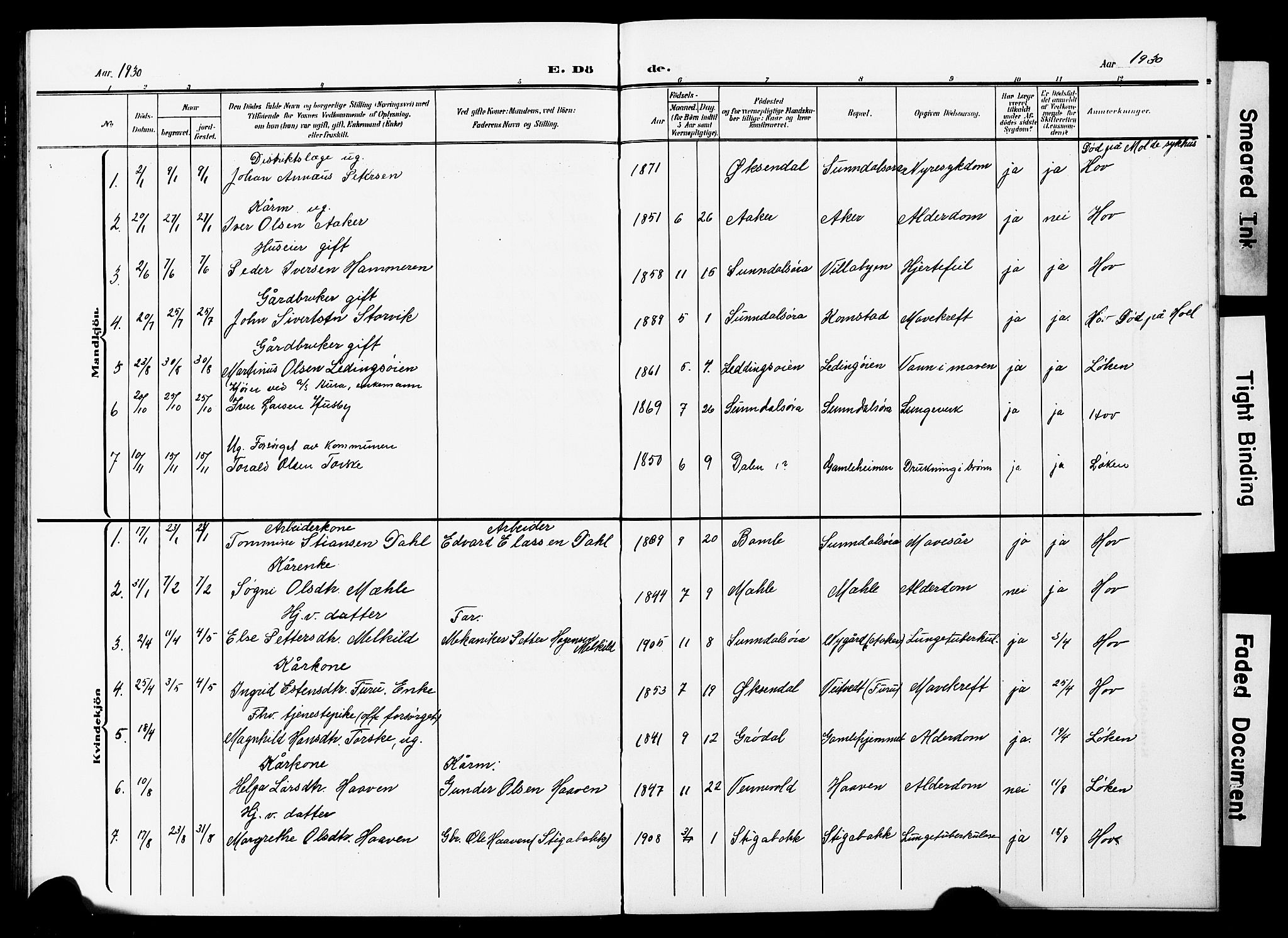 Ministerialprotokoller, klokkerbøker og fødselsregistre - Møre og Romsdal, AV/SAT-A-1454/590/L1017: Parish register (copy) no. 590C02, 1869-1931