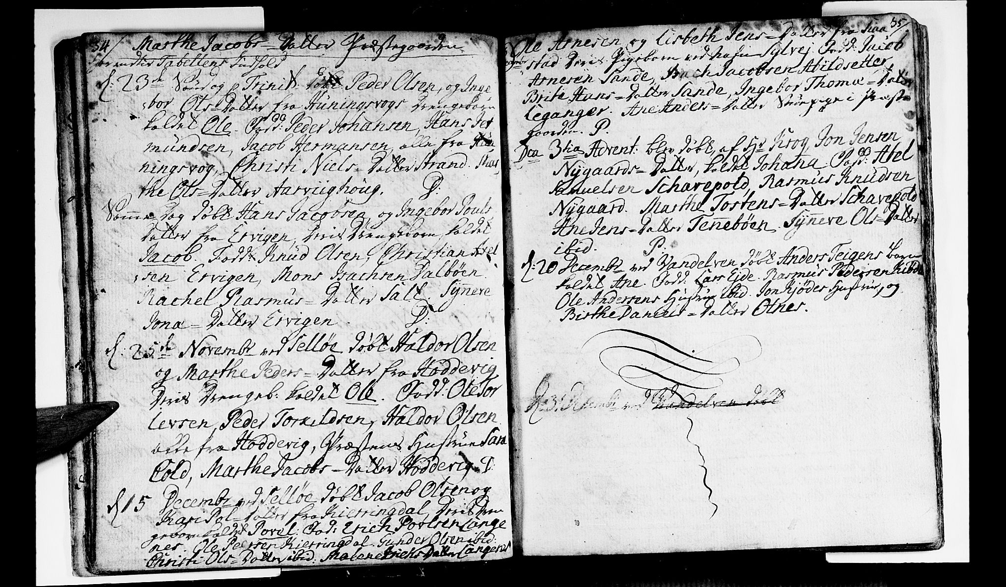 Selje sokneprestembete, AV/SAB-A-99938/H/Ha/Haa/Haaa: Parish register (official) no. A 4, 1743-1759, p. 34-35