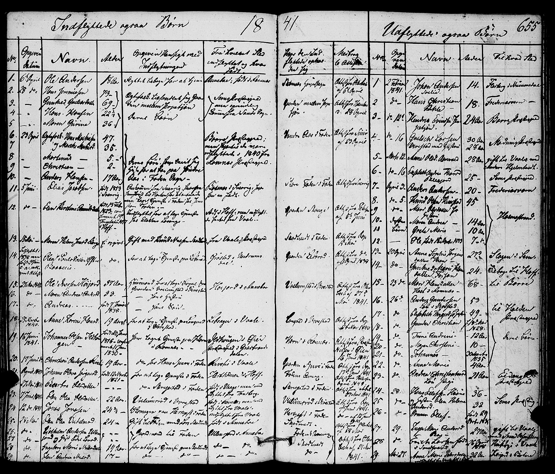 Ramnes kirkebøker, AV/SAKO-A-314/F/Fa/L0005: Parish register (official) no. I 5, 1841-1861, p. 654-655