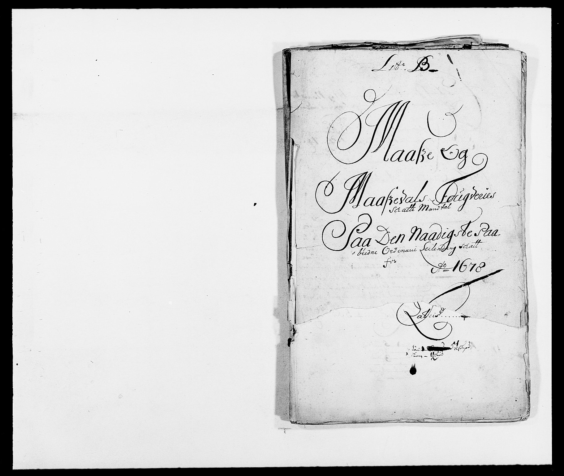 Rentekammeret inntil 1814, Reviderte regnskaper, Fogderegnskap, AV/RA-EA-4092/R02/L0099: Fogderegnskap Moss og Verne kloster, 1678, p. 11