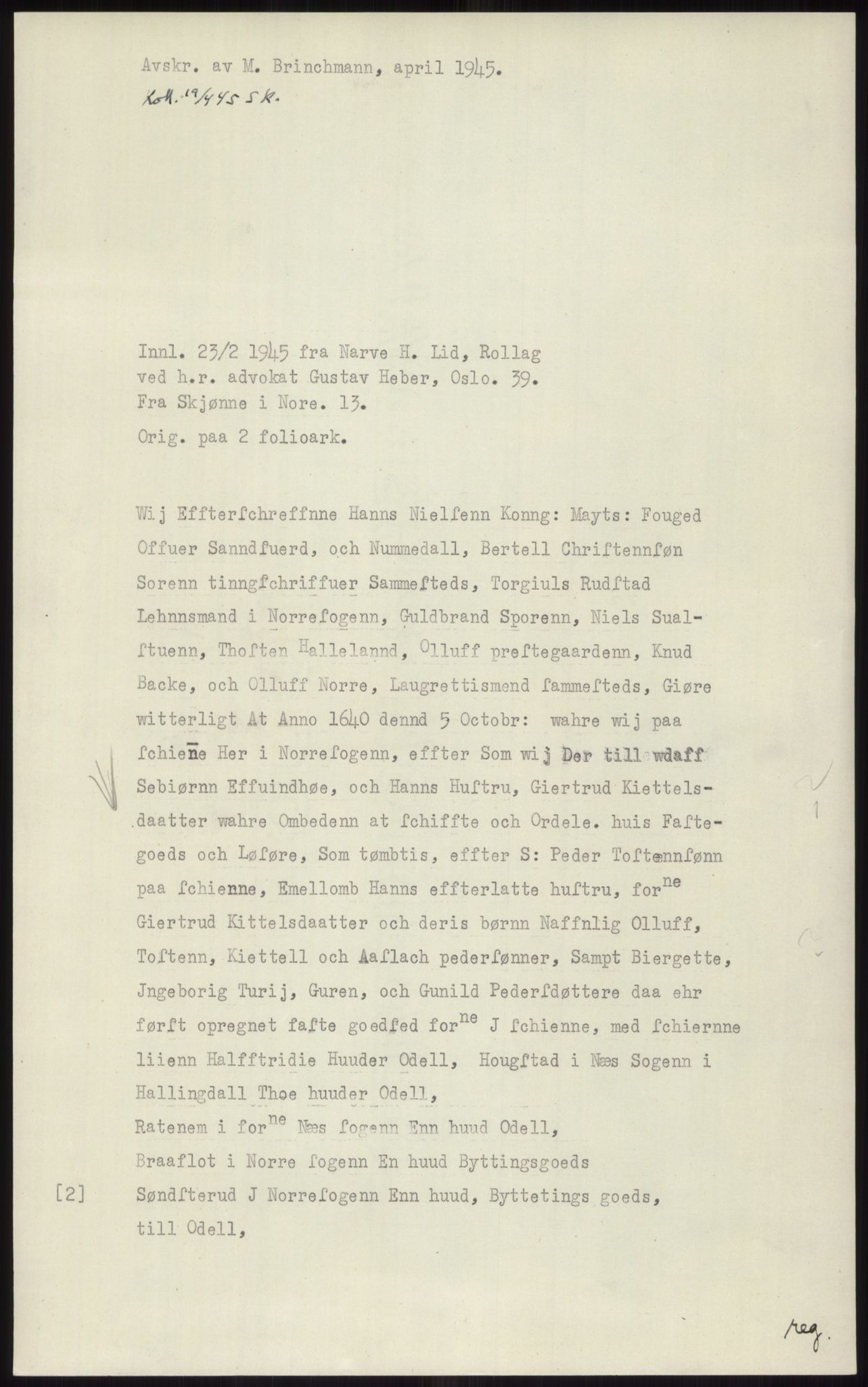 Samlinger til kildeutgivelse, Diplomavskriftsamlingen, RA/EA-4053/H/Ha, p. 672