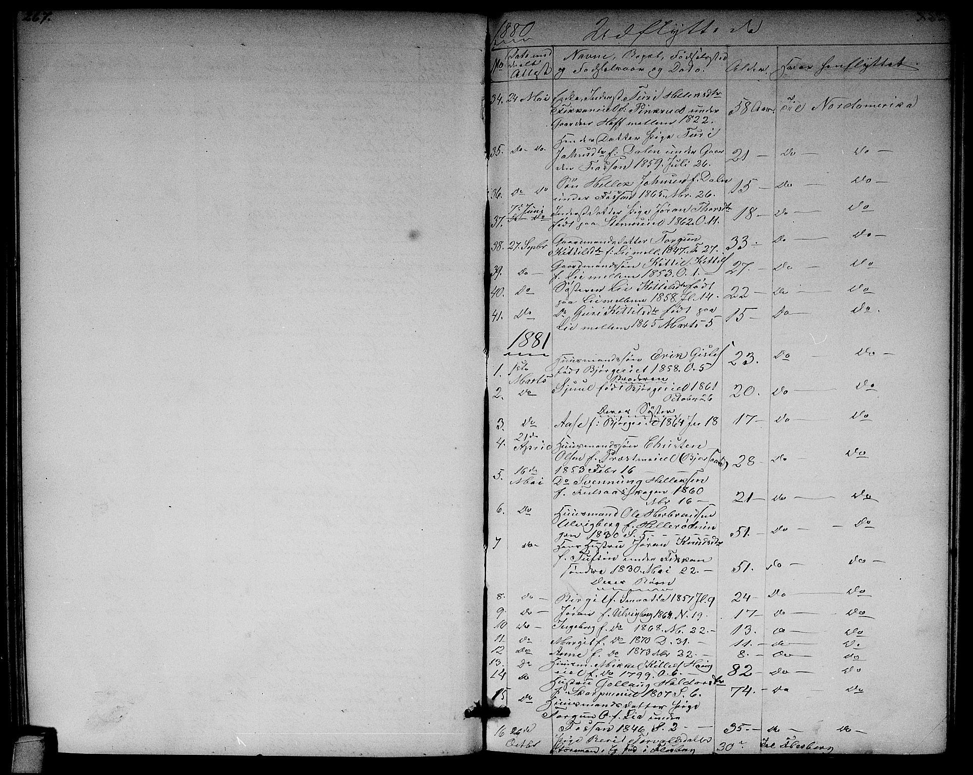 Rollag kirkebøker, AV/SAKO-A-240/G/Ga/L0003: Parish register (copy) no. I 3, 1856-1887, p. 267