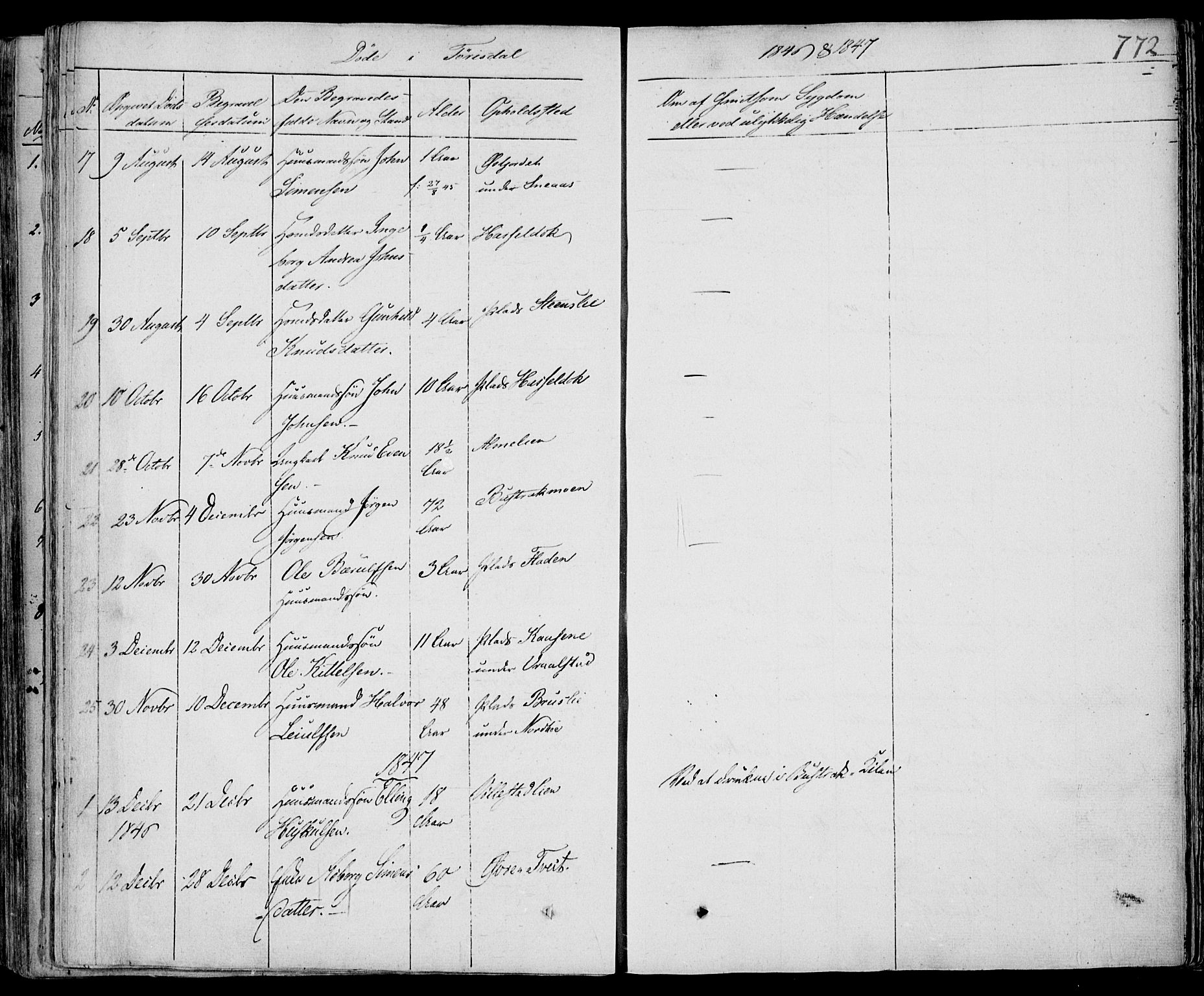 Drangedal kirkebøker, SAKO/A-258/F/Fa/L0007b: Parish register (official) no. 7b, 1837-1856, p. 772