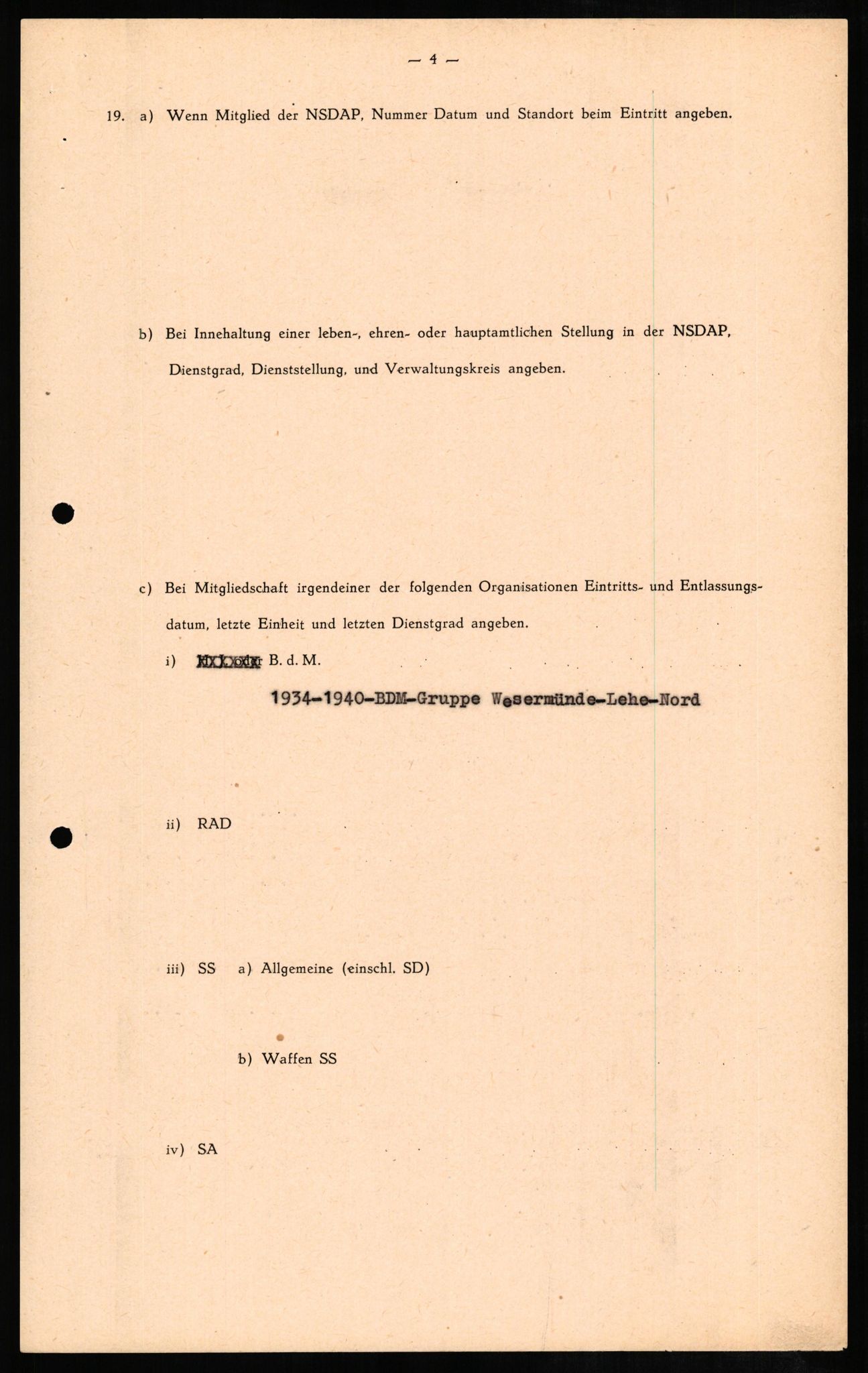 Forsvaret, Forsvarets overkommando II, RA/RAFA-3915/D/Db/L0010: CI Questionaires. Tyske okkupasjonsstyrker i Norge. Tyskere., 1945-1946, p. 387