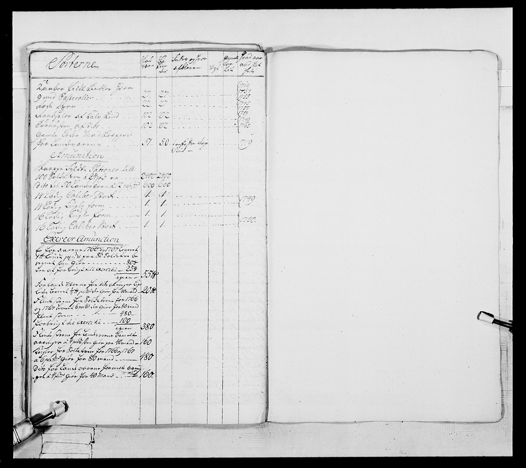 Generalitets- og kommissariatskollegiet, Det kongelige norske kommissariatskollegium, AV/RA-EA-5420/E/Eh/L0057: 1. Opplandske nasjonale infanteriregiment, 1769-1771, p. 240