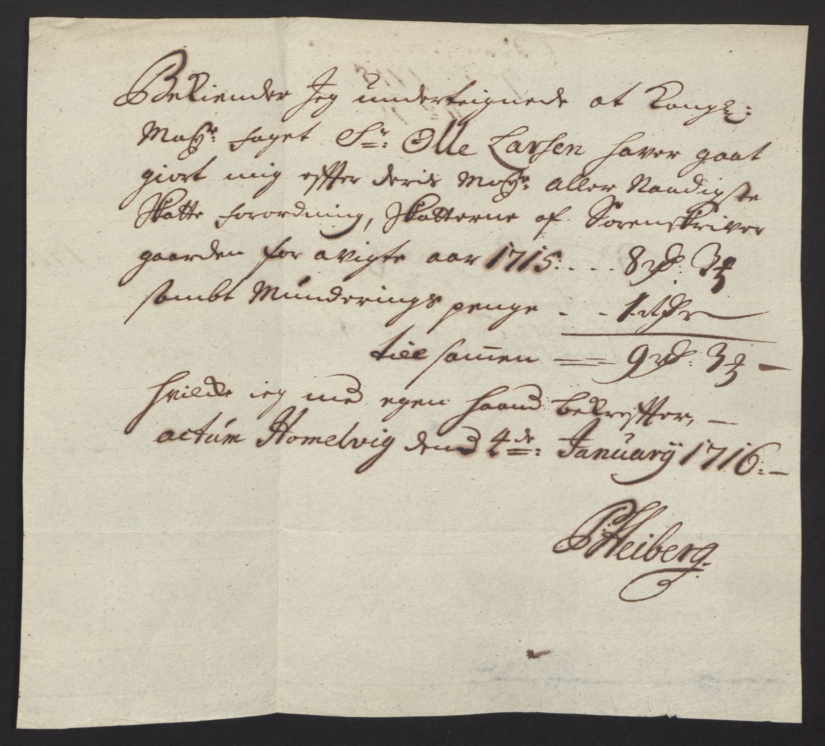 Rentekammeret inntil 1814, Reviderte regnskaper, Fogderegnskap, AV/RA-EA-4092/R48/L2991: Fogderegnskap Sunnhordland og Hardanger, 1715, p. 410