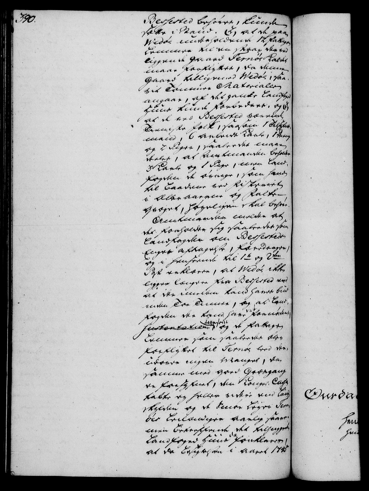 Rentekammeret, Kammerkanselliet, RA/EA-3111/G/Gh/Gha/L0030: Norsk ekstraktmemorialprotokoll (merket RK 53.75), 1749-1751, p. 390