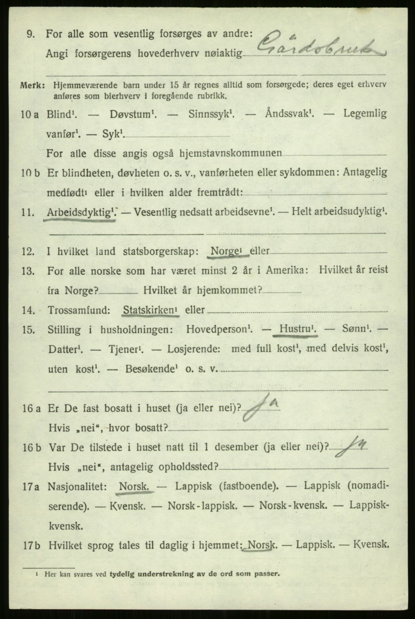 SATØ, 1920 census for Nordreisa, 1920, p. 3248