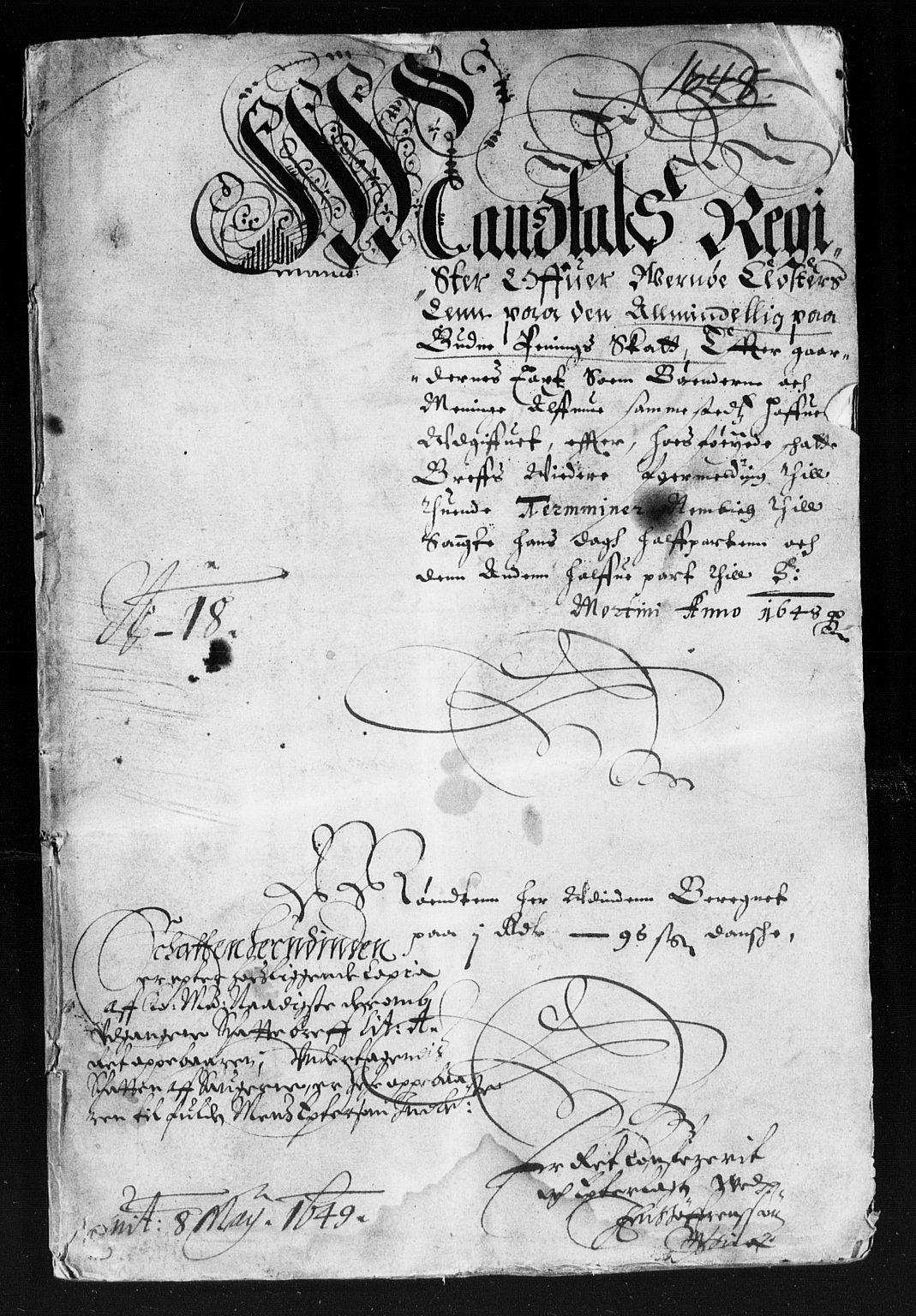 Rentekammeret inntil 1814, Reviderte regnskaper, Lensregnskaper, AV/RA-EA-5023/R/Rb/Rbg/L0008: Verne kloster len, 1618-1651