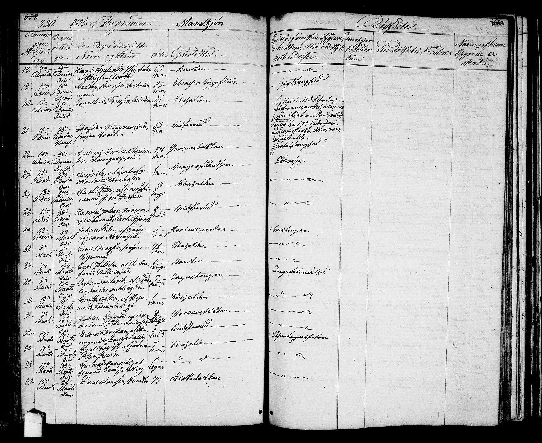 Halden prestekontor Kirkebøker, SAO/A-10909/G/Ga/L0005a: Parish register (copy) no. 5A, 1855-1864, p. 330