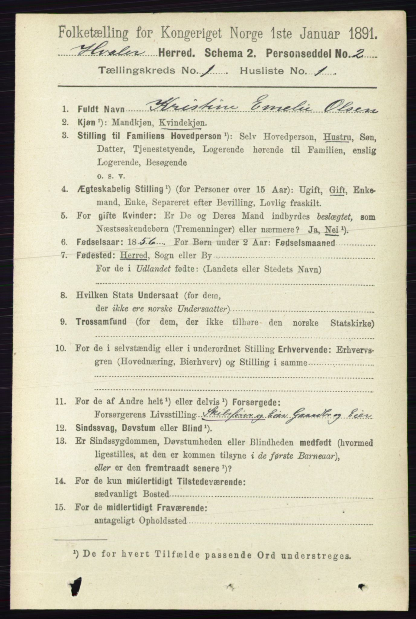 RA, 1891 census for 0111 Hvaler, 1891, p. 149