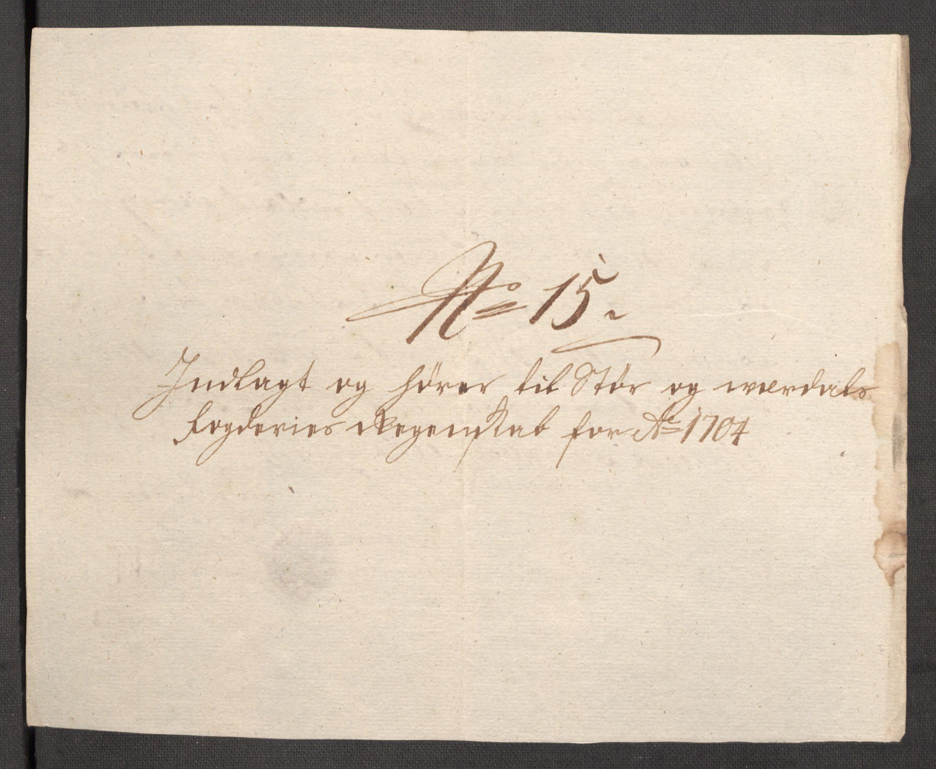 Rentekammeret inntil 1814, Reviderte regnskaper, Fogderegnskap, RA/EA-4092/R62/L4195: Fogderegnskap Stjørdal og Verdal, 1704, p. 191