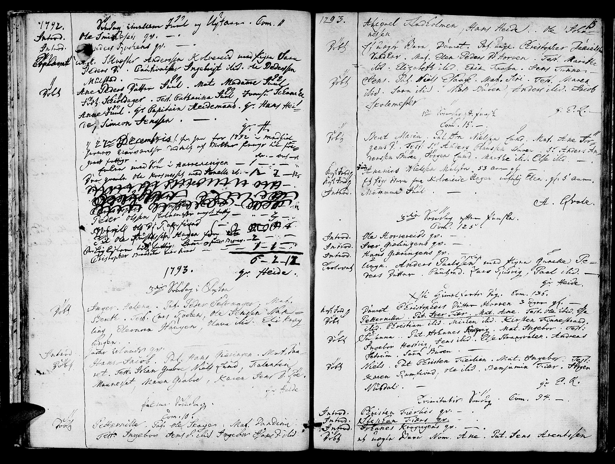 Ministerialprotokoller, klokkerbøker og fødselsregistre - Nord-Trøndelag, SAT/A-1458/780/L0633: Parish register (official) no. 780A02 /1, 1787-1814, p. 15