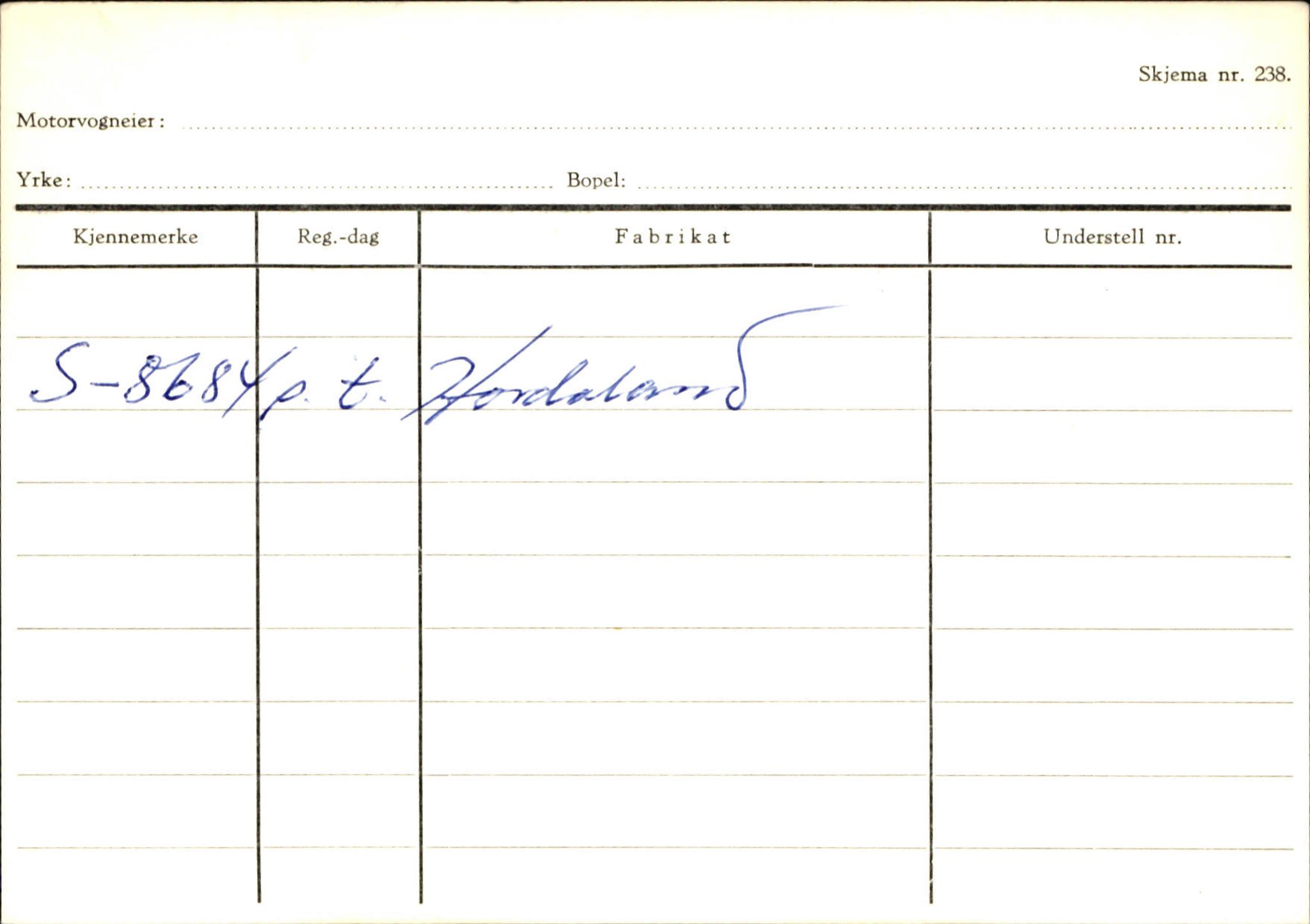 Statens vegvesen, Sogn og Fjordane vegkontor, SAB/A-5301/4/F/L0133: Eigarregister Bremanger A-Å. Gaular A-H, 1945-1975, p. 416