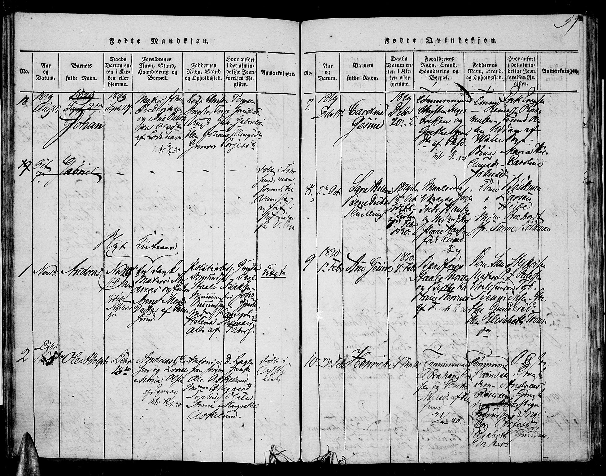 Farsund sokneprestkontor, AV/SAK-1111-0009/F/Fa/L0002: Parish register (official) no. A 2, 1815-1836, p. 59