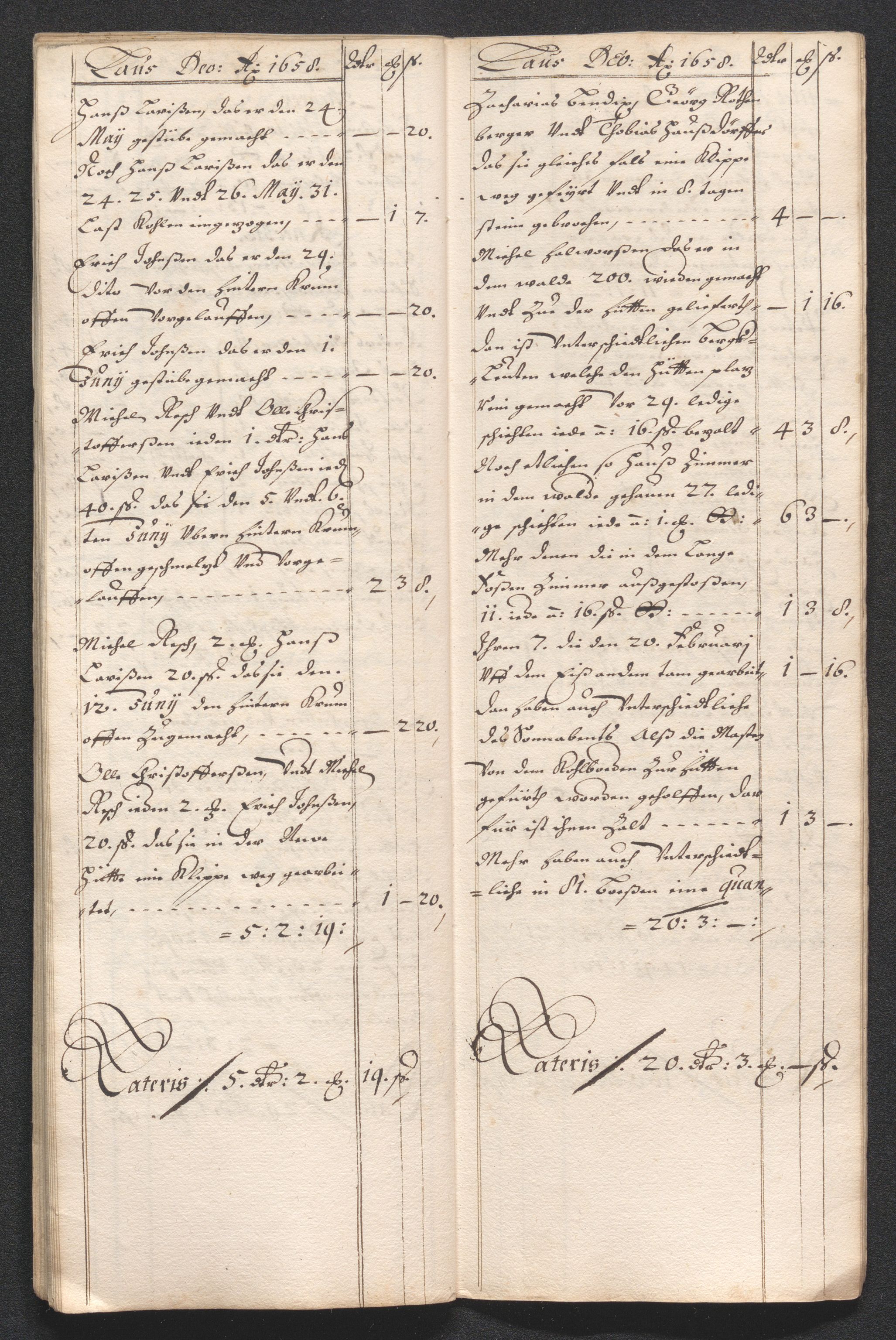 Kongsberg Sølvverk 1623-1816, AV/SAKO-EA-3135/001/D/Dc/Dcd/L0033: Utgiftsregnskap for gruver m.m. , 1658, p. 325